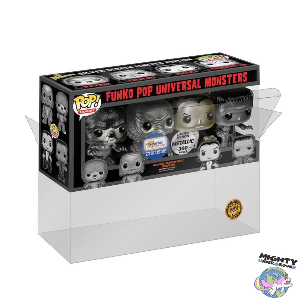 PPJoe 4 Pack (quad) Funko Pop Protektor-Pop Vinyl Protector-PPJoe-Mighty Underground