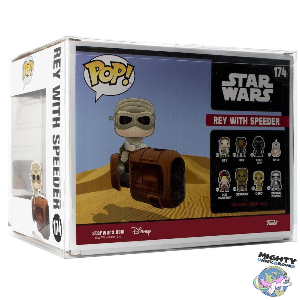 PPJoe Star Wars Rey with Speeder Pop Protektor-Pop Vinyl Protector-PPJoe-Mighty Underground