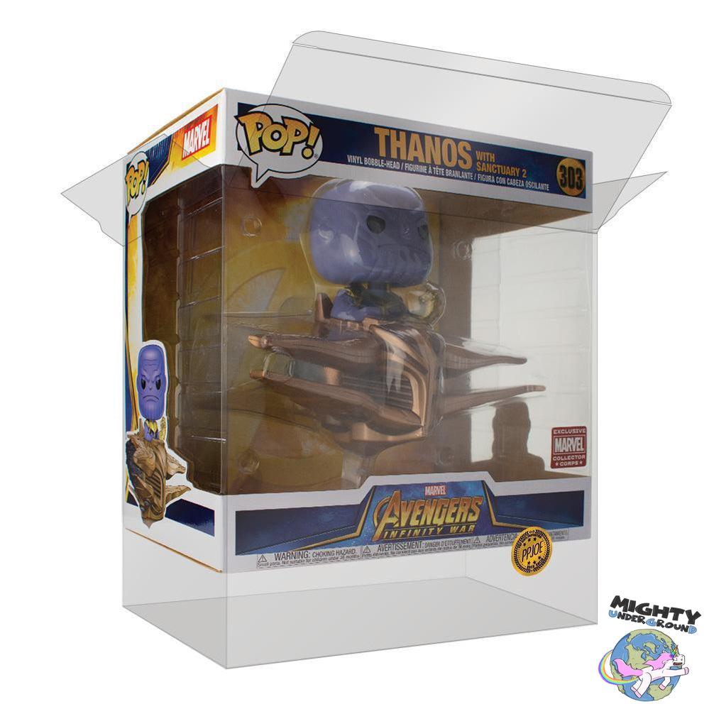 PPJoe Thanos with Sanctuary 2 Pop Protektor-Pop Vinyl Protector-PPJoe-Mighty Underground