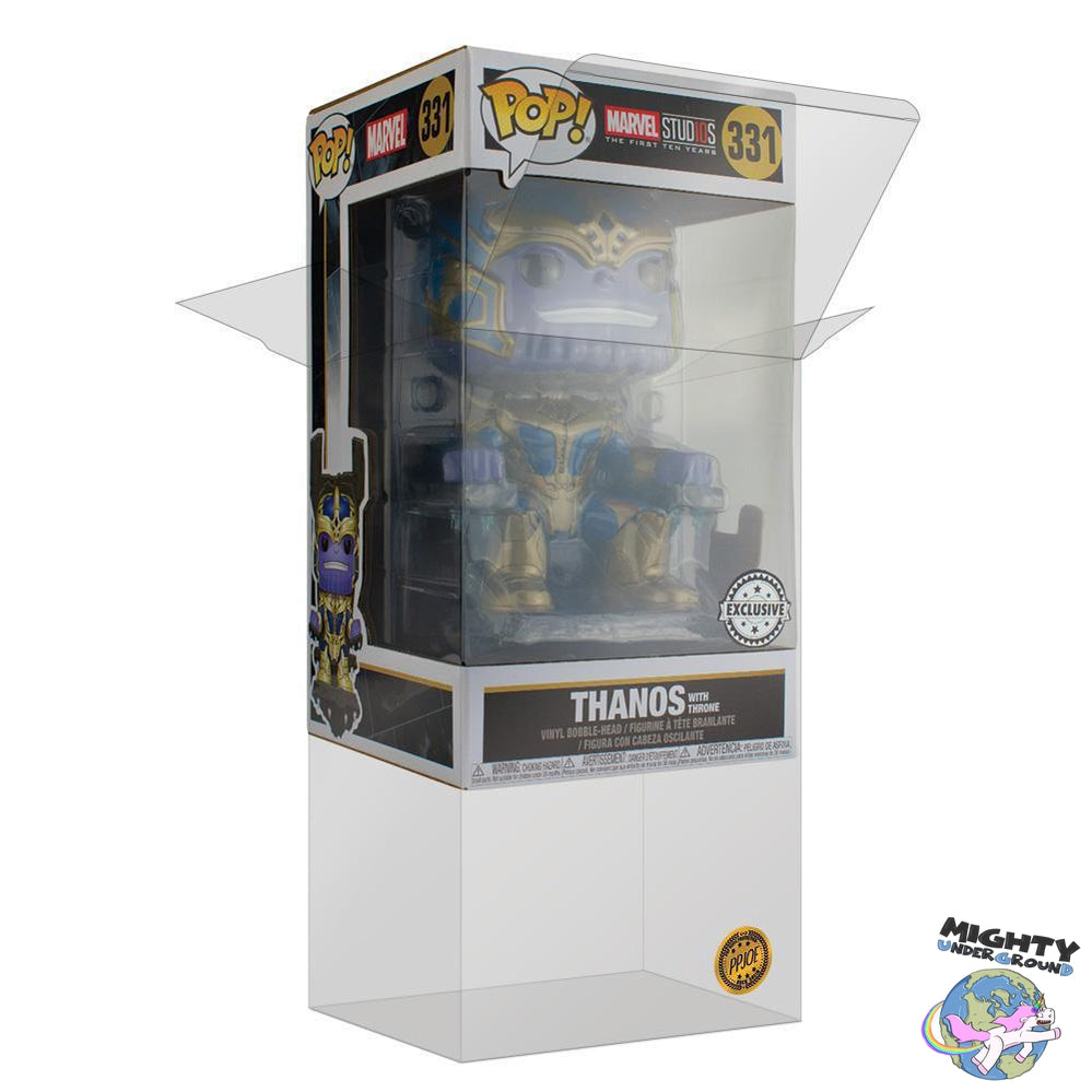 PPJoe Thanos with Throne Pop Protektor-Pop Vinyl Protector-PPJoe-Mighty Underground