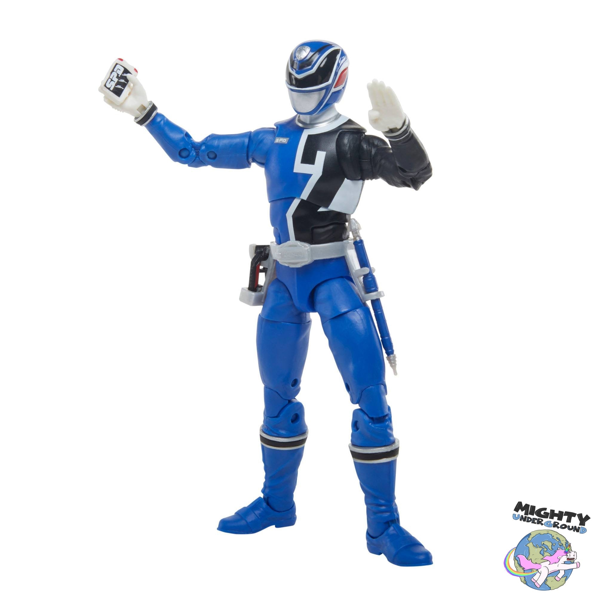 Power Rangers Lightning Collection: S.P.D. B-Squad Blue Ranger vs. S.P.D. A-Squad Blue Ranger-Actionfiguren-Hasbro-Mighty Underground