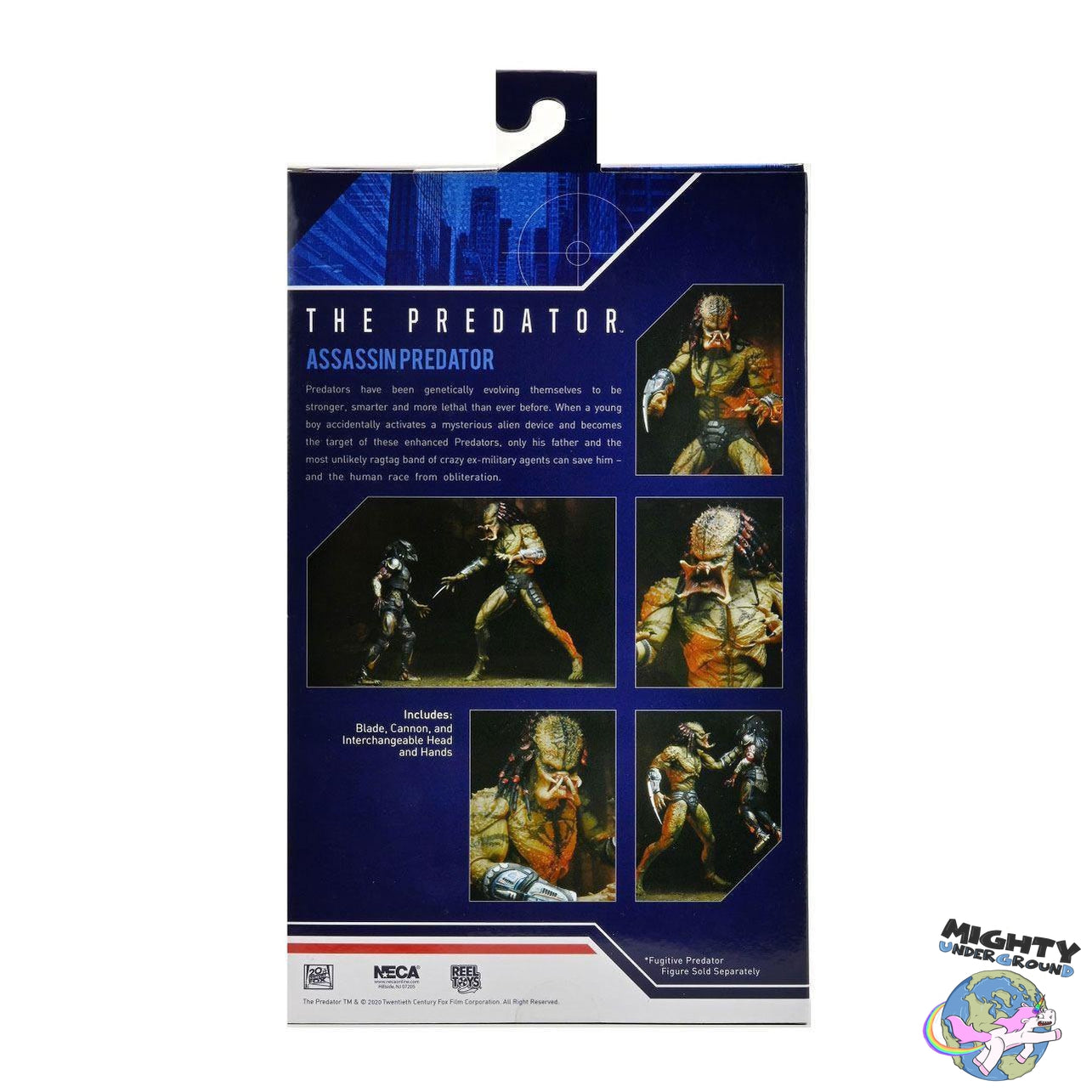 Predator (2018): Deluxe Ultimate Assassin (Unarmored) VORBESTELLUNG!-Actionfiguren-NECA-Mighty Underground