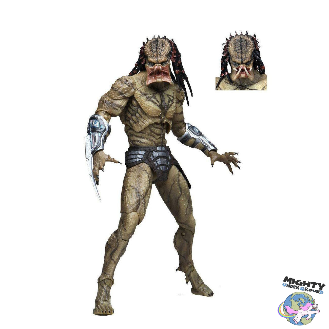 Predator (2018): Deluxe Ultimate Assassin (Unarmored) VORBESTELLUNG!-Actionfiguren-NECA-Mighty Underground