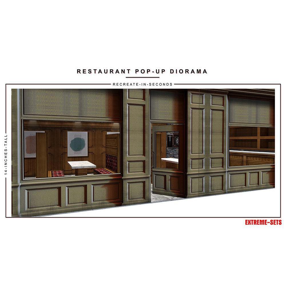 Restaurant Pop-Up - Diorama - 1/18-Actionfiguren-Extreme Sets-Mighty Underground
