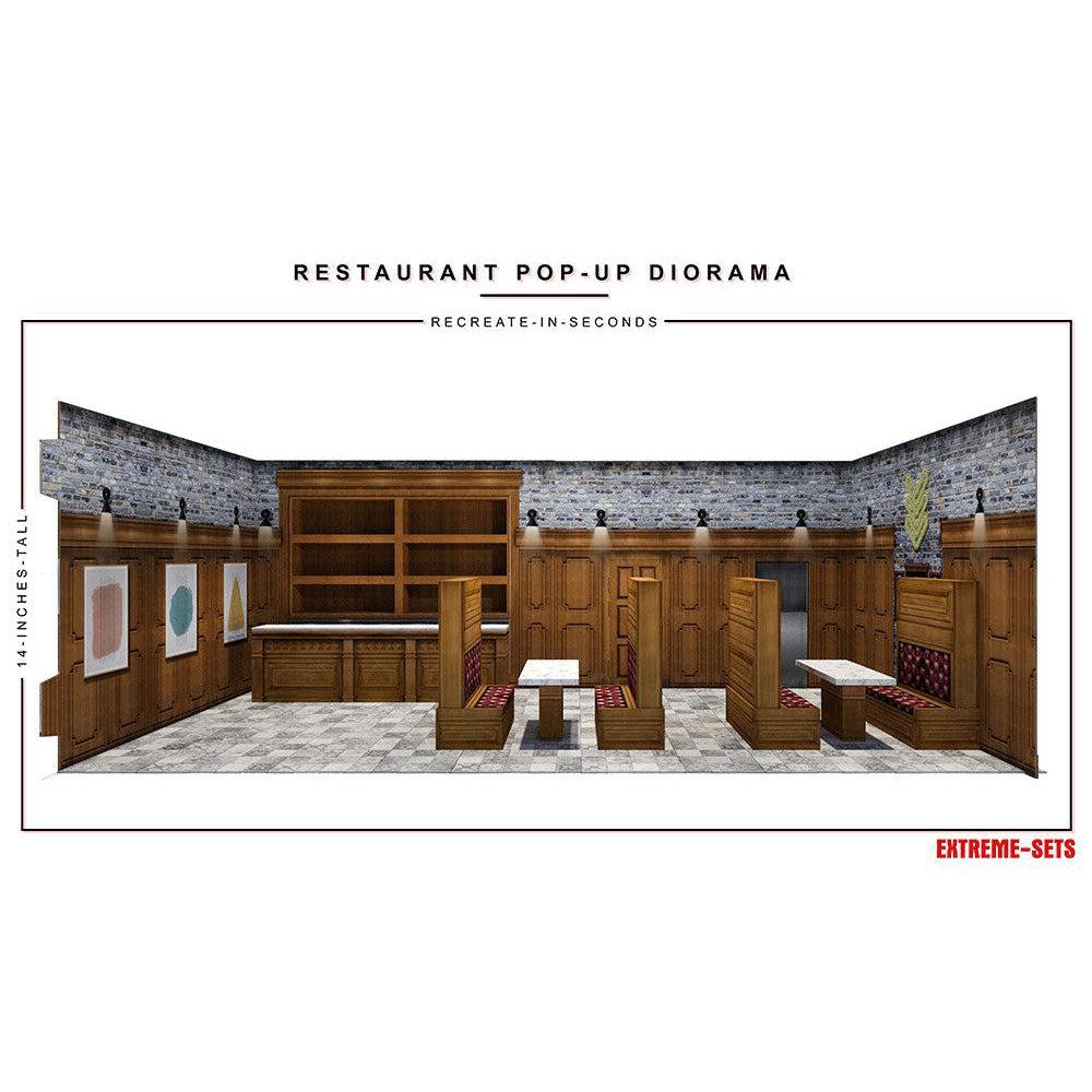 Restaurant Pop-Up - Diorama - 1/18-Actionfiguren-Extreme Sets-Mighty Underground