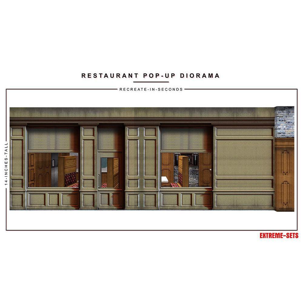Restaurant Pop-Up - Diorama - 1/18-Actionfiguren-Extreme Sets-Mighty Underground