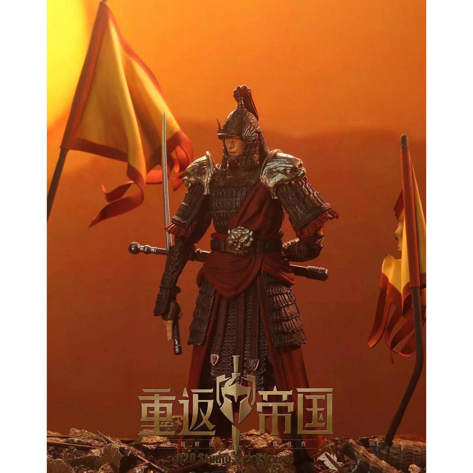 Return to the Empire Chinese Swordsman (Silver Armor)-Actionfiguren-D20 Studio-Mighty Underground