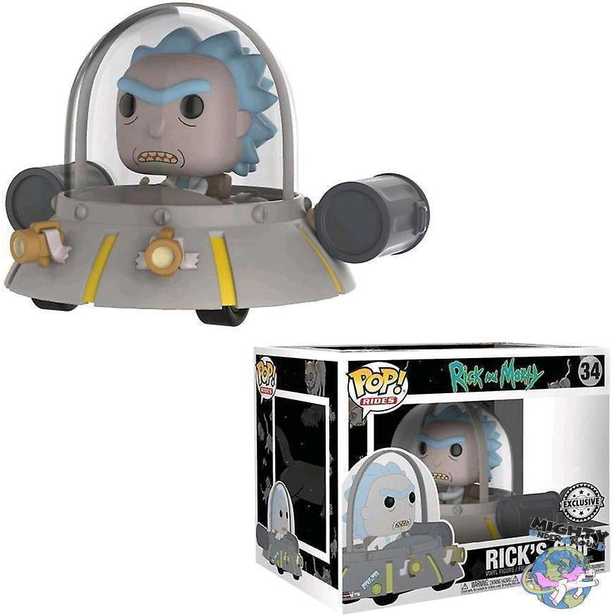 Rick and Morty - Rick's Ship - Pop Rides #34-POP! + Funkos-Funko-Mighty Underground