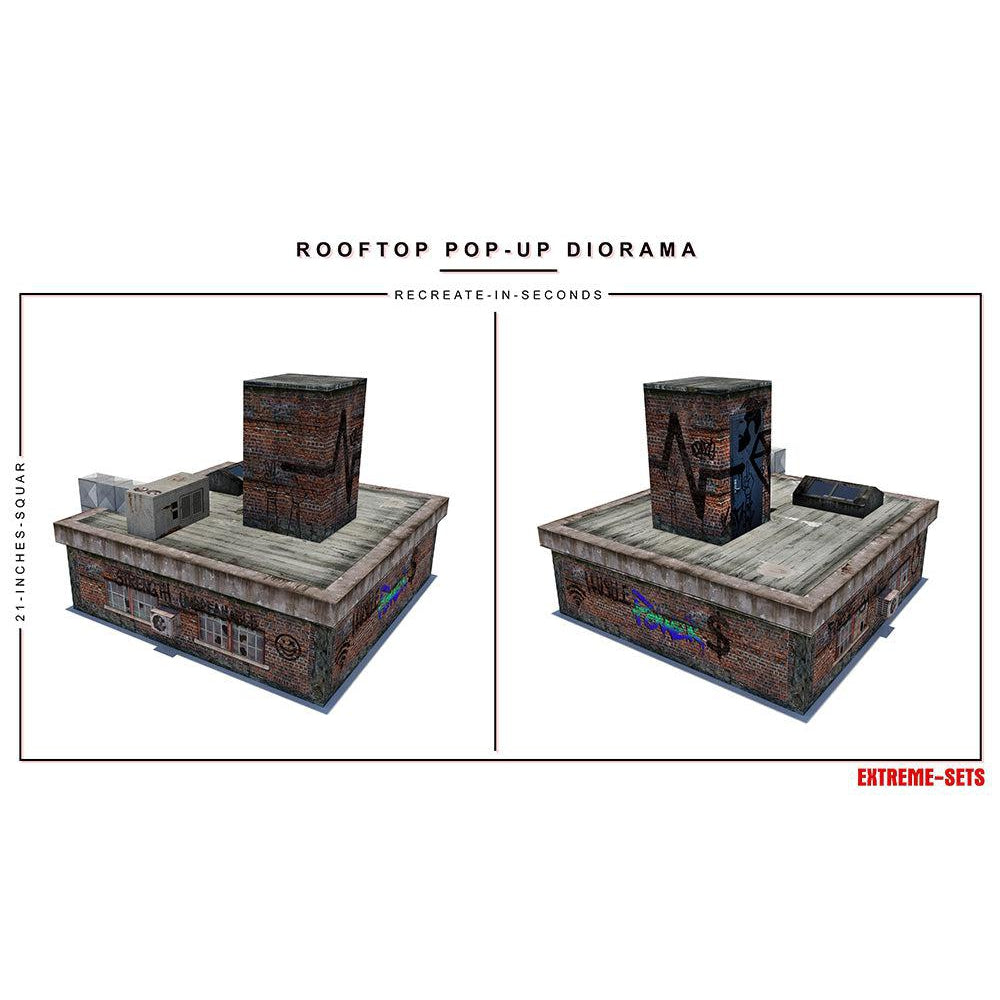 Rooftop Pop-Up - Diorama - 1/12-Actionfiguren-Extreme Sets-Mighty Underground