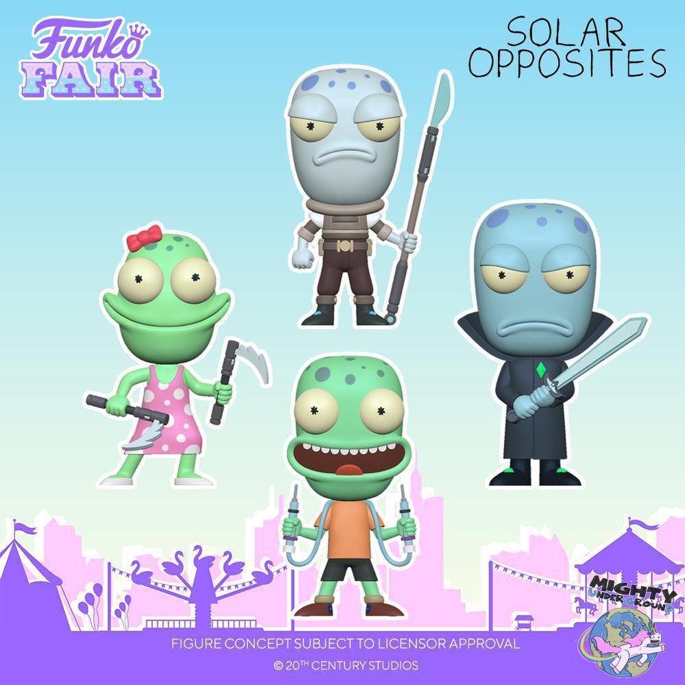 Solar Opposites: 4 Pop Sortiment VORBESTELLUNG!-POP! + Funkos-Funko-Mighty Underground