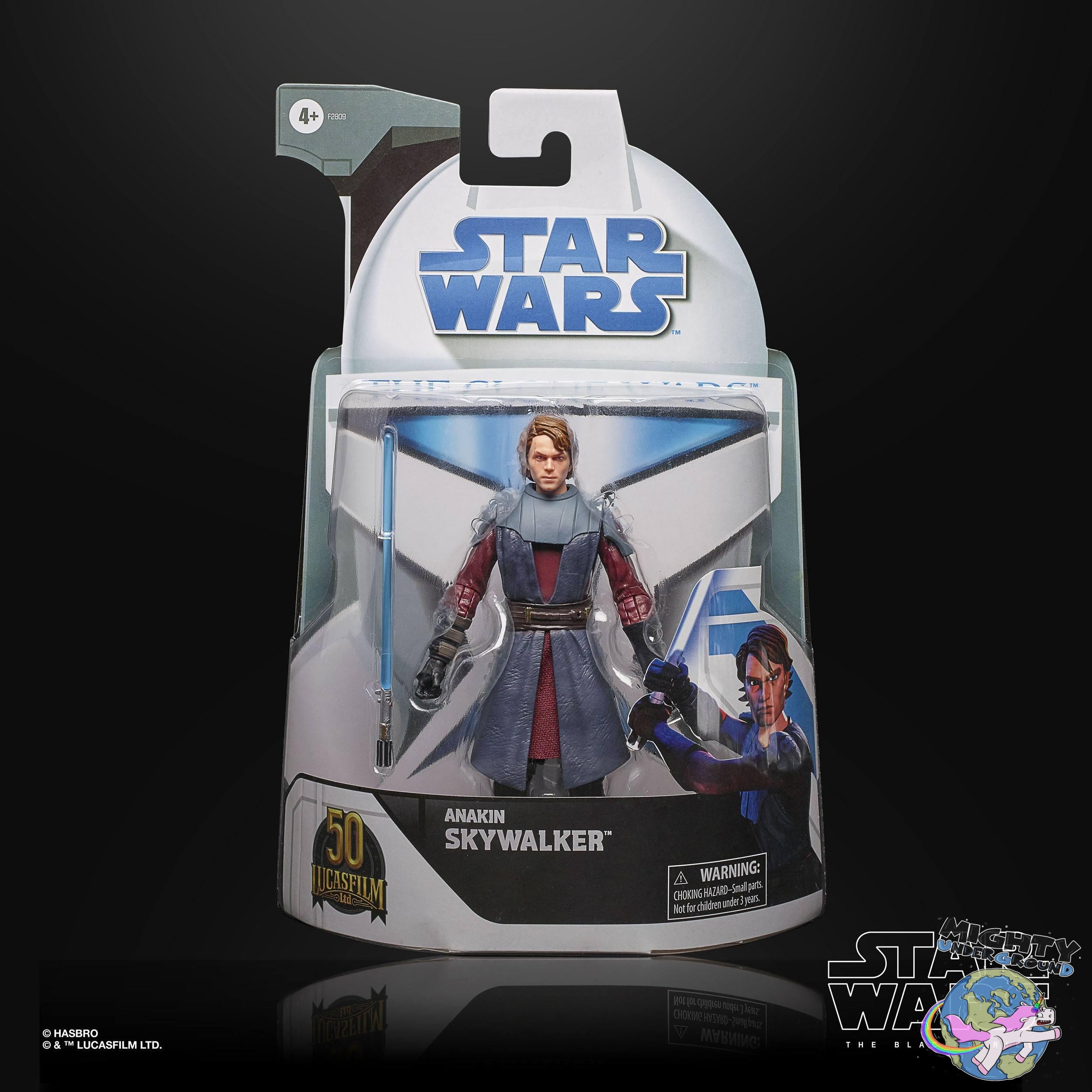 Star Wars Black Series: Anakin Skywalker (The Clone Wars, 50th Anniversary) VORBESTELLUNG!-Actionfiguren-Hasbro-Mighty Underground