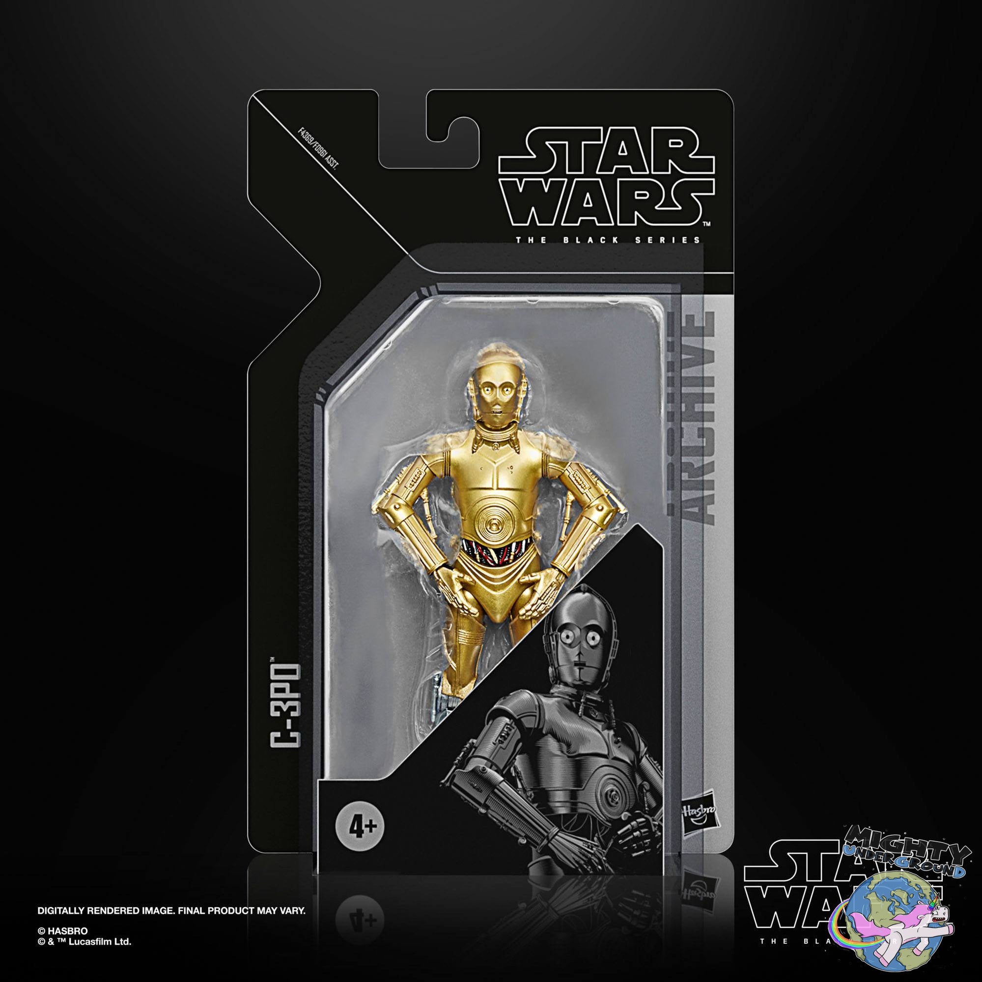 Star Wars Black Series Archive: C-3PO (Episode IV)-Actionfiguren-Hasbro-Mighty Underground