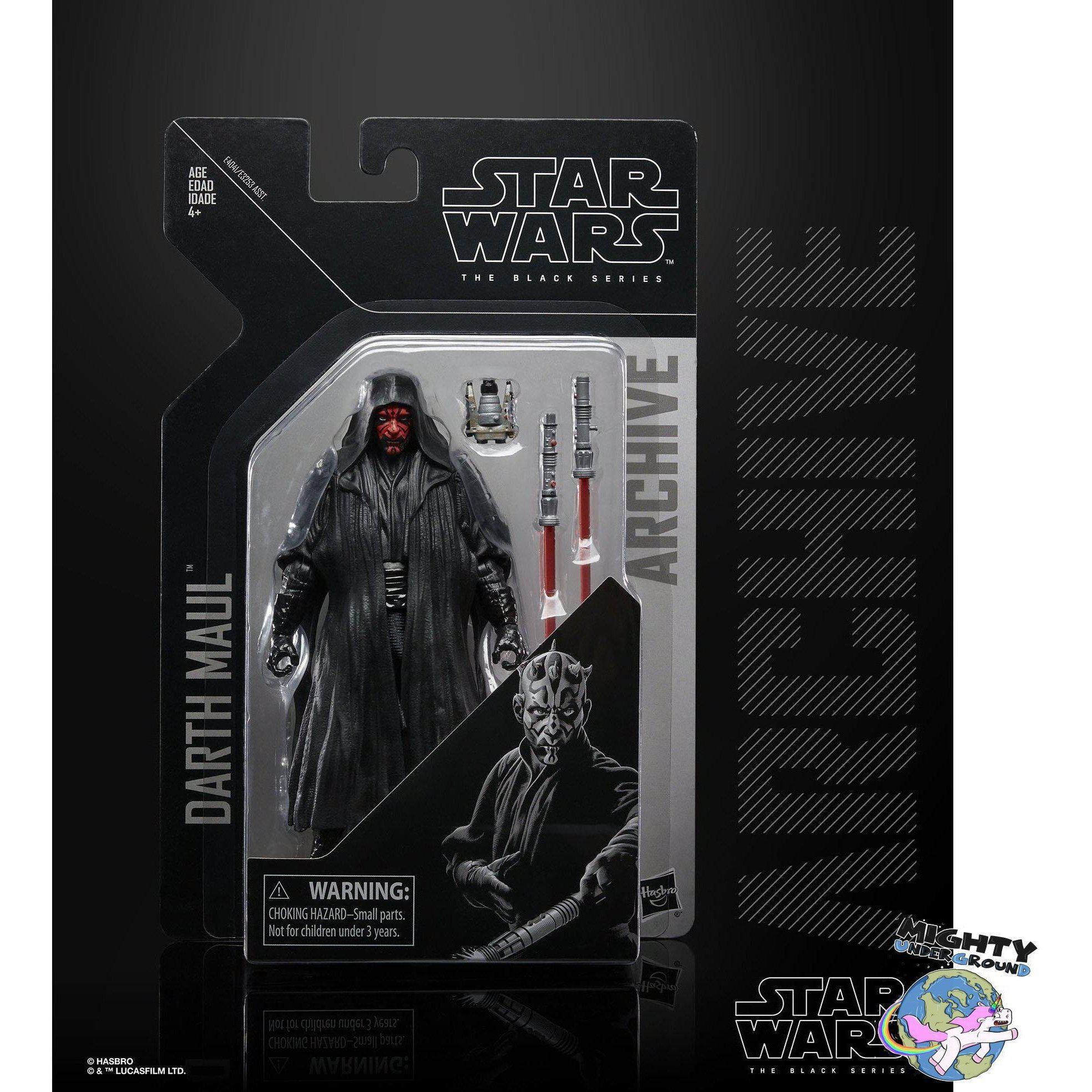 Star Wars Black Series Archive : Darth Maul (Episode I)-Actionfiguren-Hasbro-mighty-underground