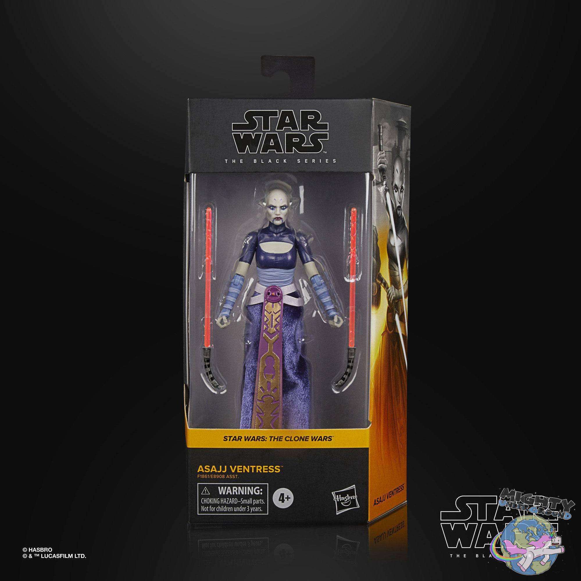 Star Wars Black Series: Asajj Ventress (The Clone Wars) VORBESTELLUNG!-Actionfiguren-Hasbro-mighty-underground
