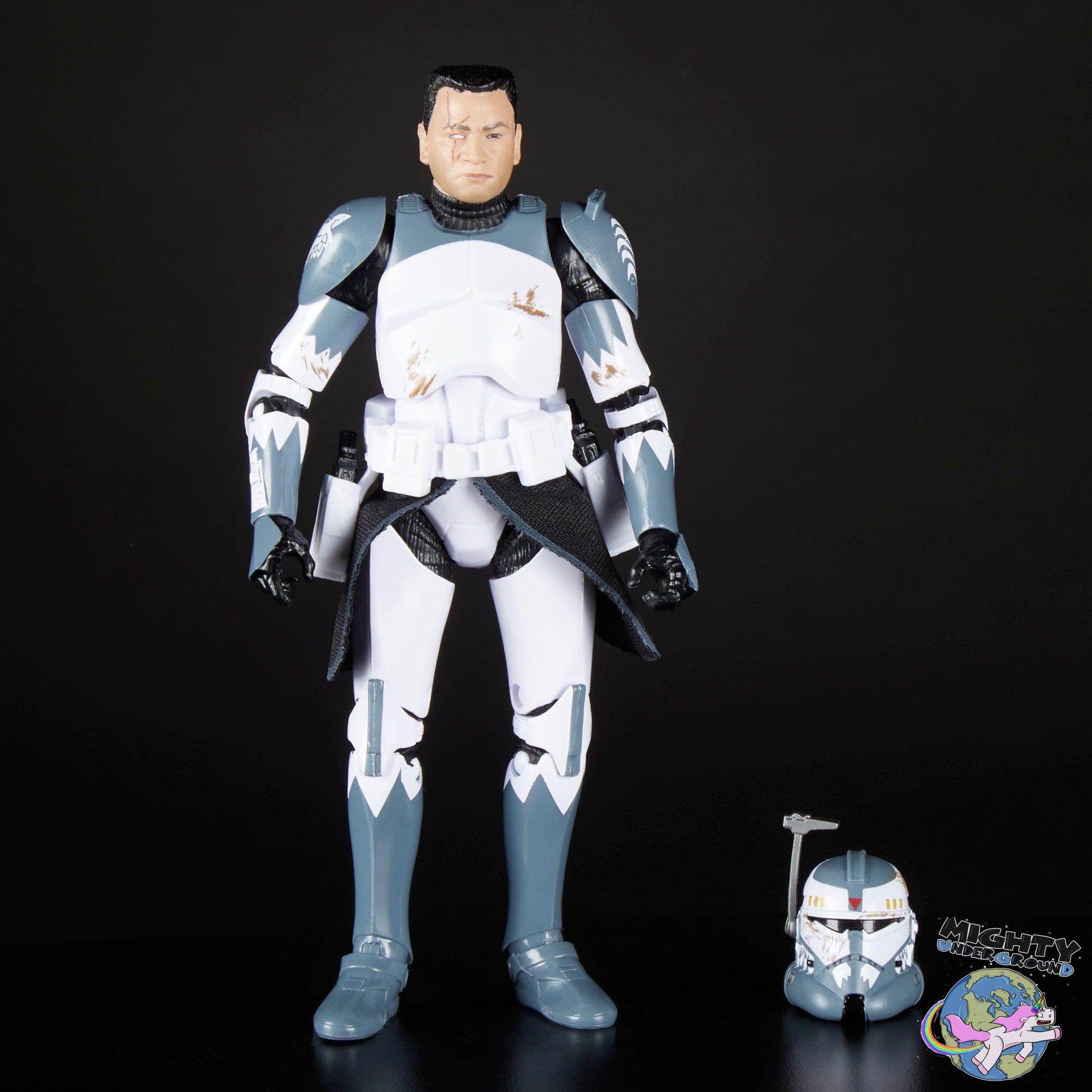 Star Wars Black Series: Clone Commander Wolffe (Clone Wars)-Actionfiguren-Hasbro-Mighty Underground