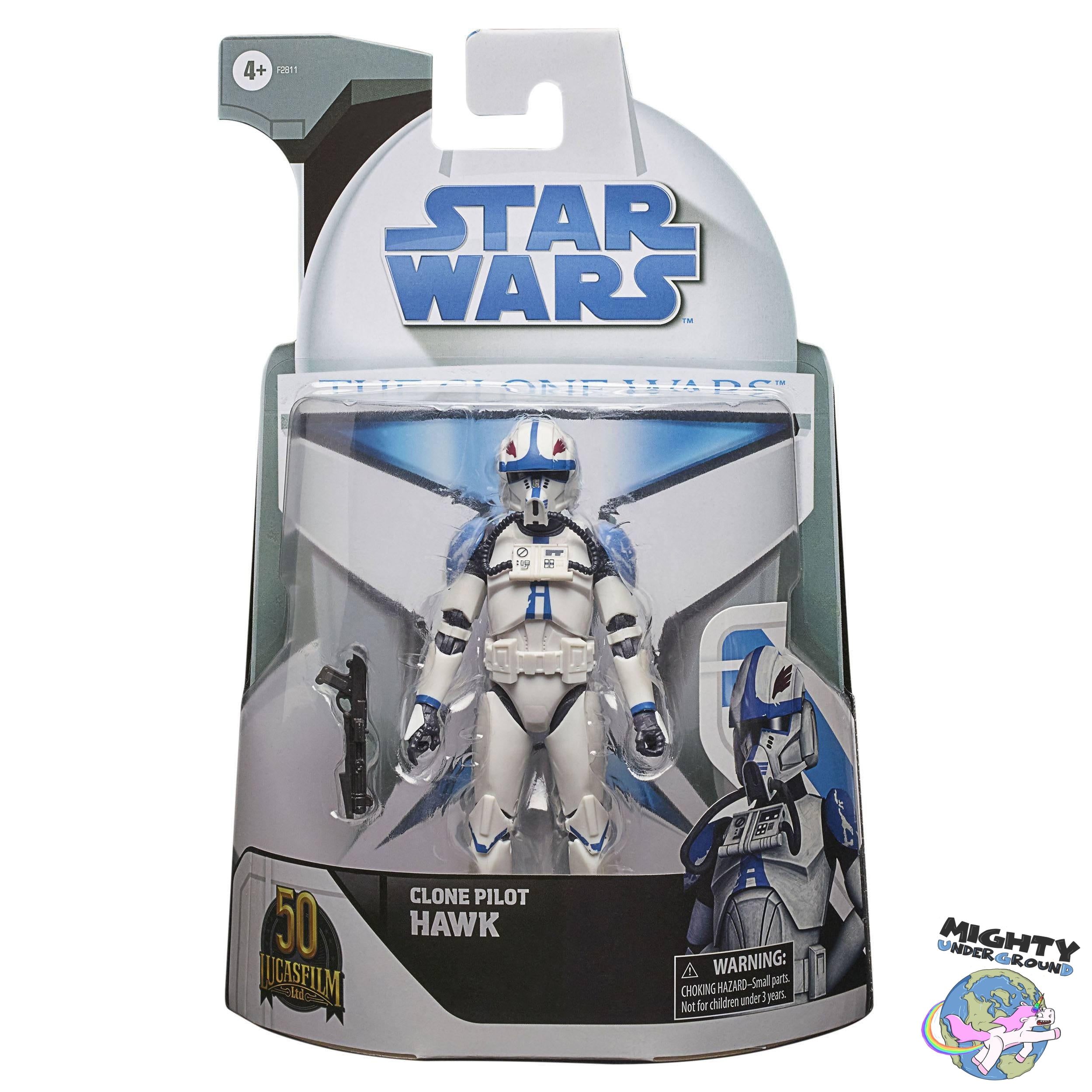 Star Wars Black Series: Clone Pilot Hawk (The Clone Wars, 50th Anniversary) VORBESTELLUNG!-Actionfiguren-Hasbro-Mighty Underground