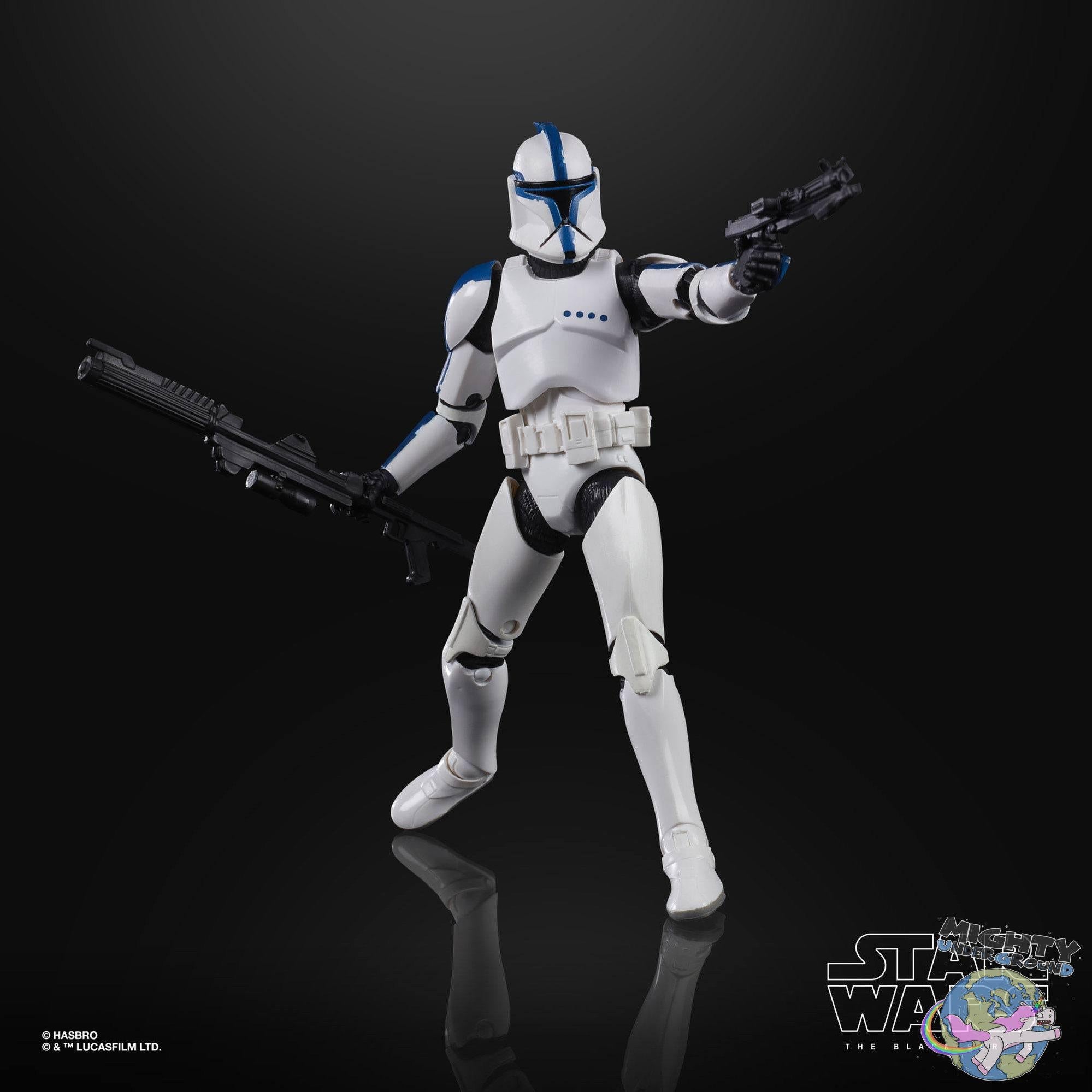 Star Wars Black Series: Clone Trooper Lieutenant (Episode II, Phase I) VORBESTELLUNG!-Actionfiguren-Hasbro-mighty-underground
