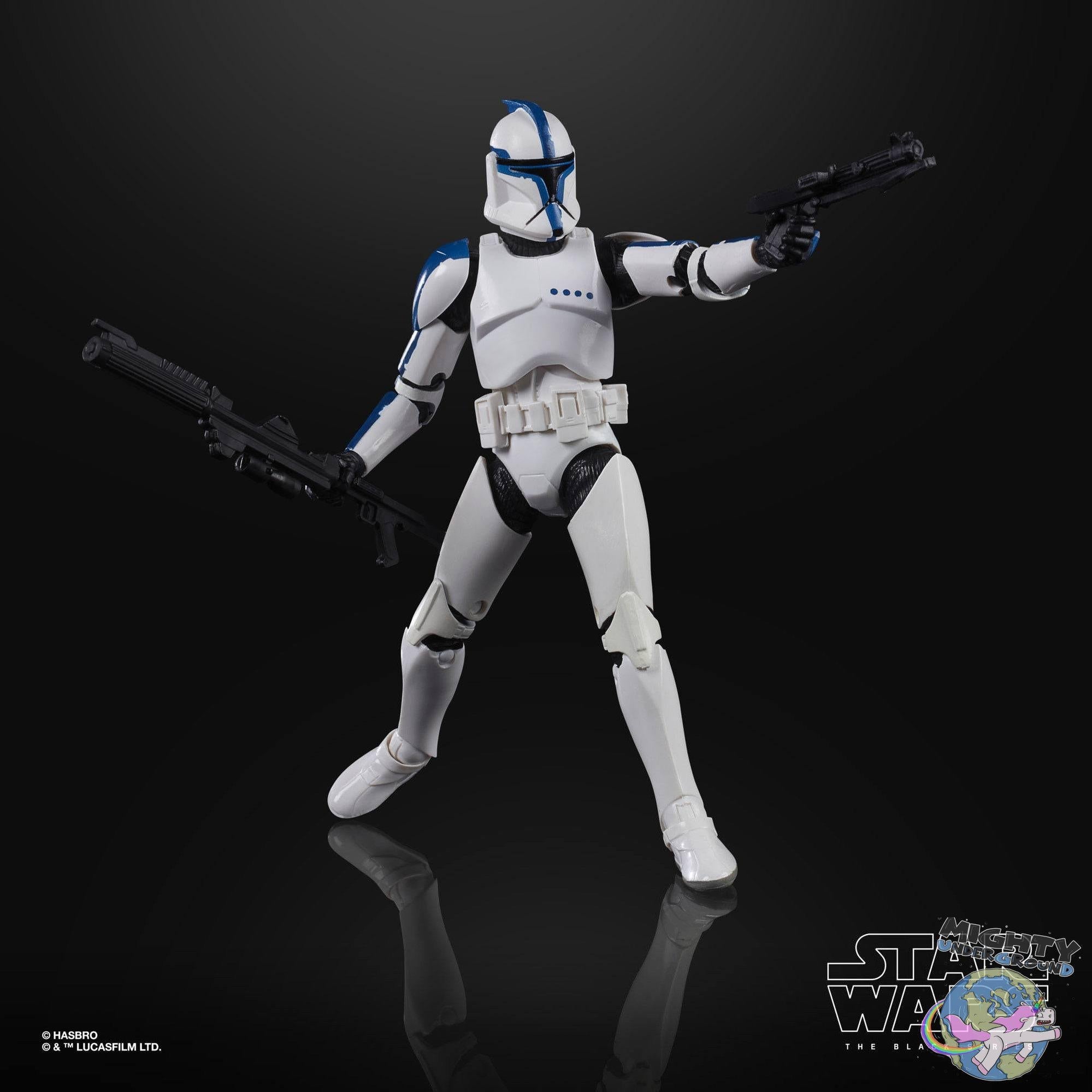 Star Wars Black Series: Clone Trooper Lieutenant (Episode II, Phase I) VORBESTELLUNG!-Actionfiguren-Hasbro-mighty-underground