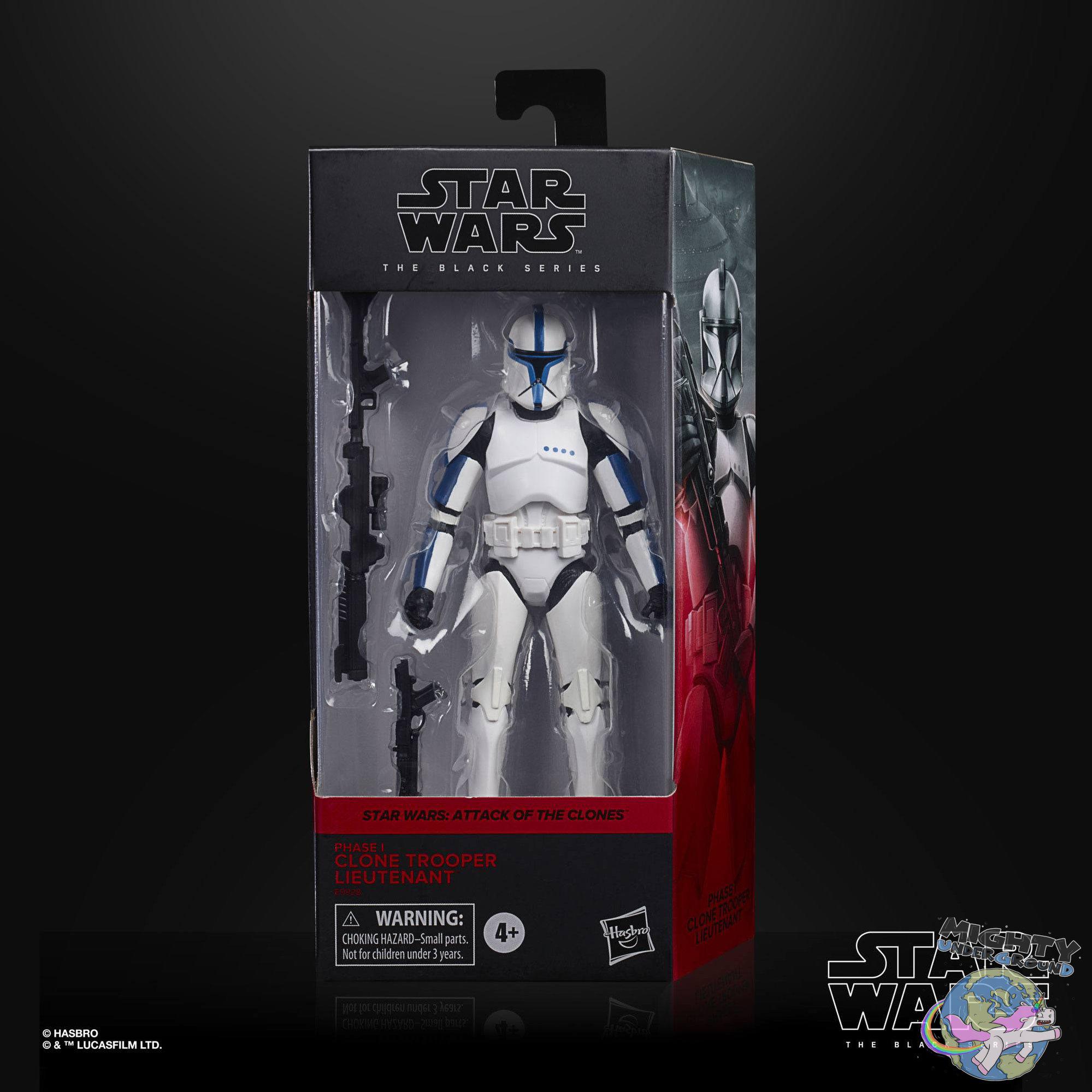 Star Wars Black Series: Clone Trooper Lieutenant (Episode II, Phase I) VORBESTELLUNG!-Actionfiguren-Hasbro-mighty-underground