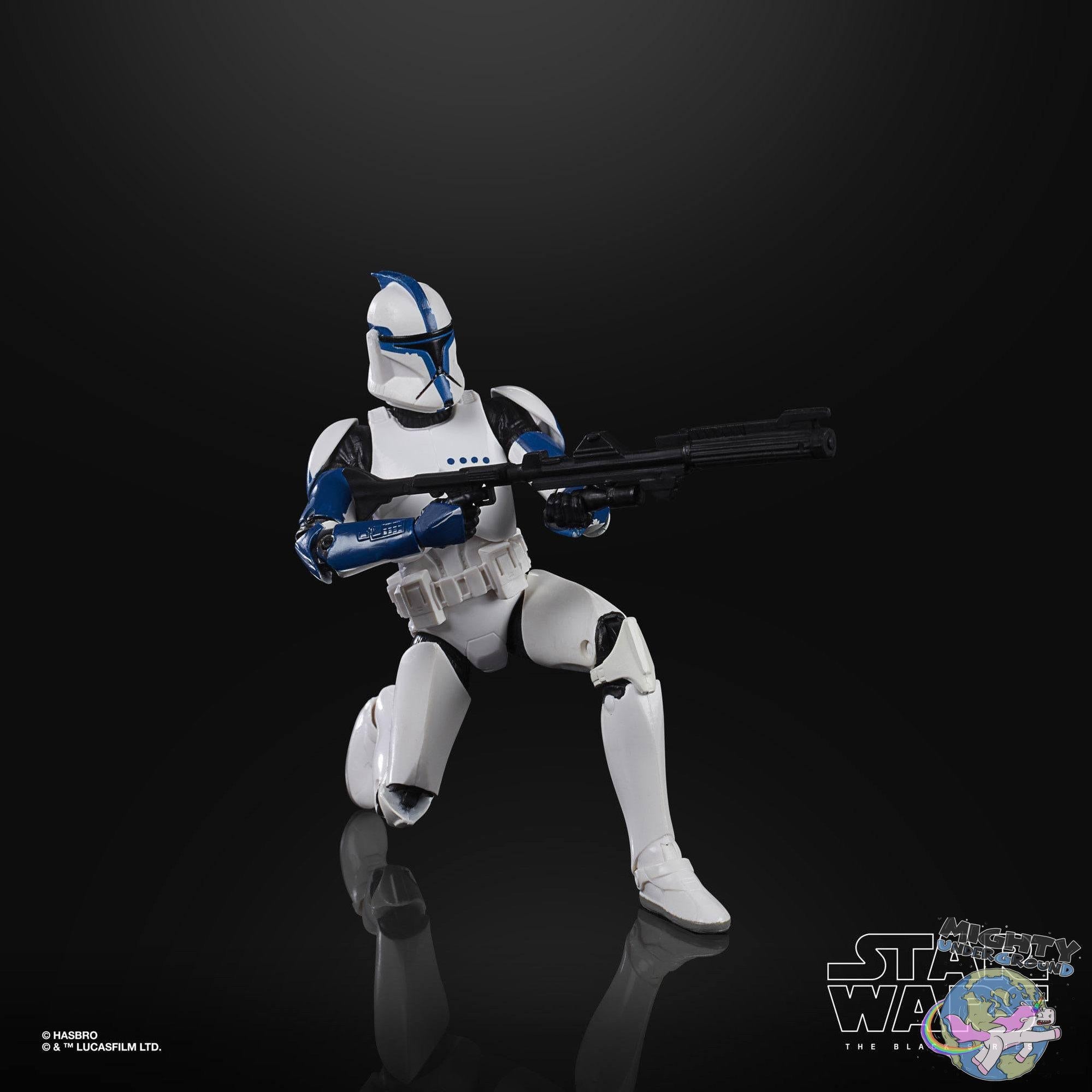 Star Wars Black Series: Clone Trooper Lieutenant (Episode II, Phase I) VORBESTELLUNG!-Actionfiguren-Hasbro-mighty-underground