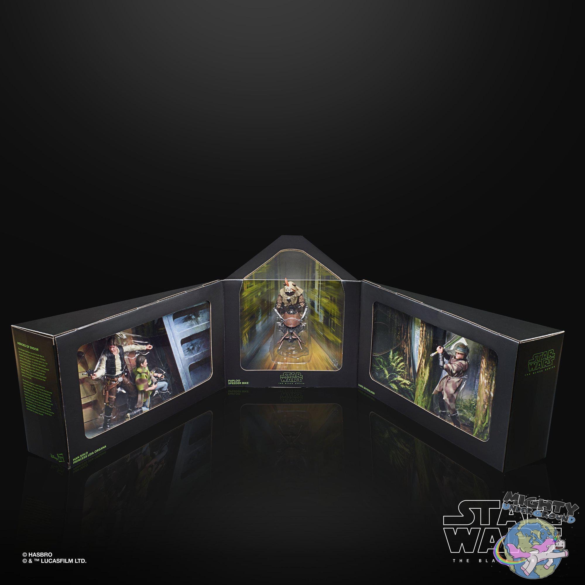 Star Wars Black Series: Heroes of Endor Exclusive Set-Actionfiguren-Hasbro-mighty-underground