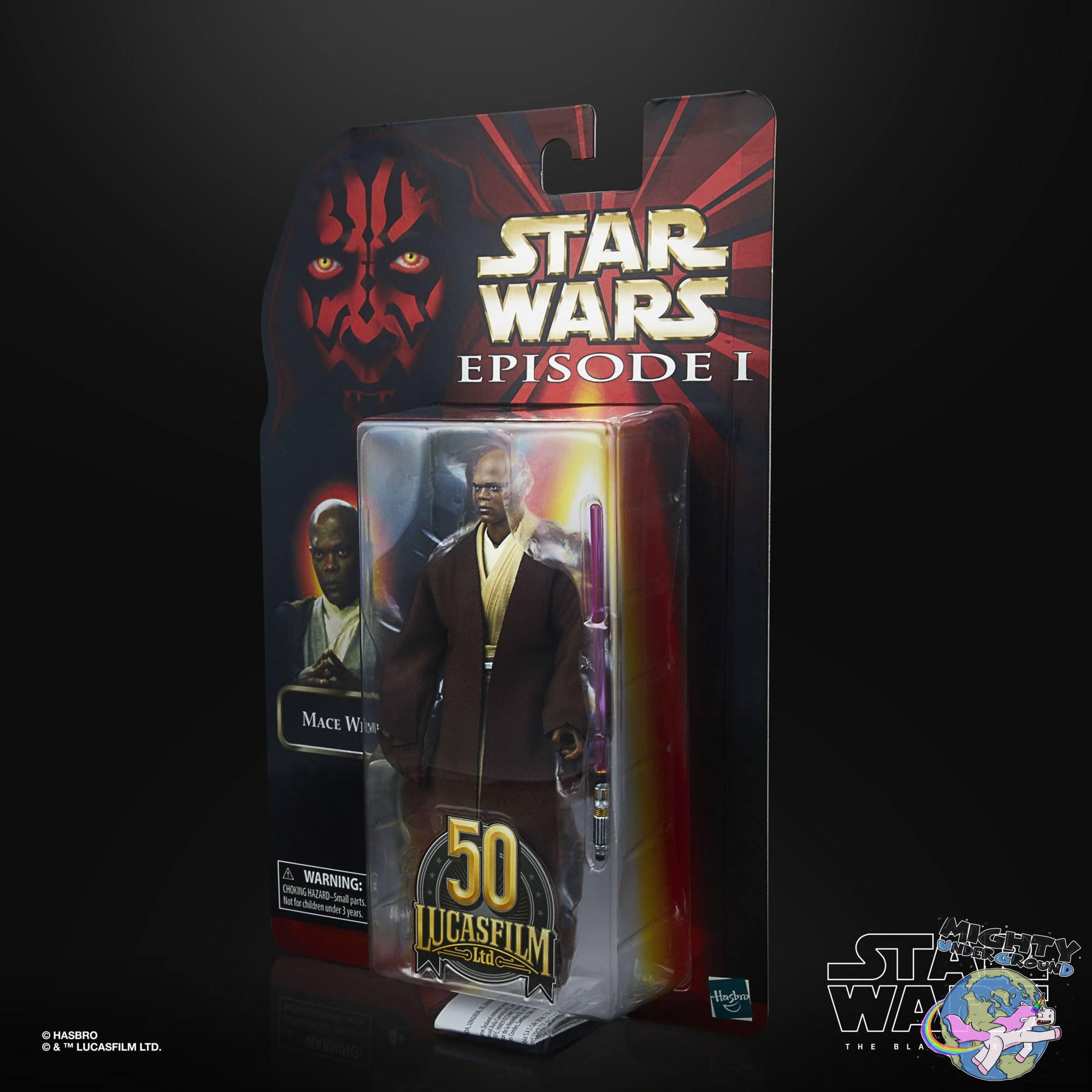 Star Wars Black Series: Mace Windu (Episode I - Lucasfilm 50th Anniversary) VORBESTELLUNG!-Actionfiguren-Hasbro-Mighty Underground