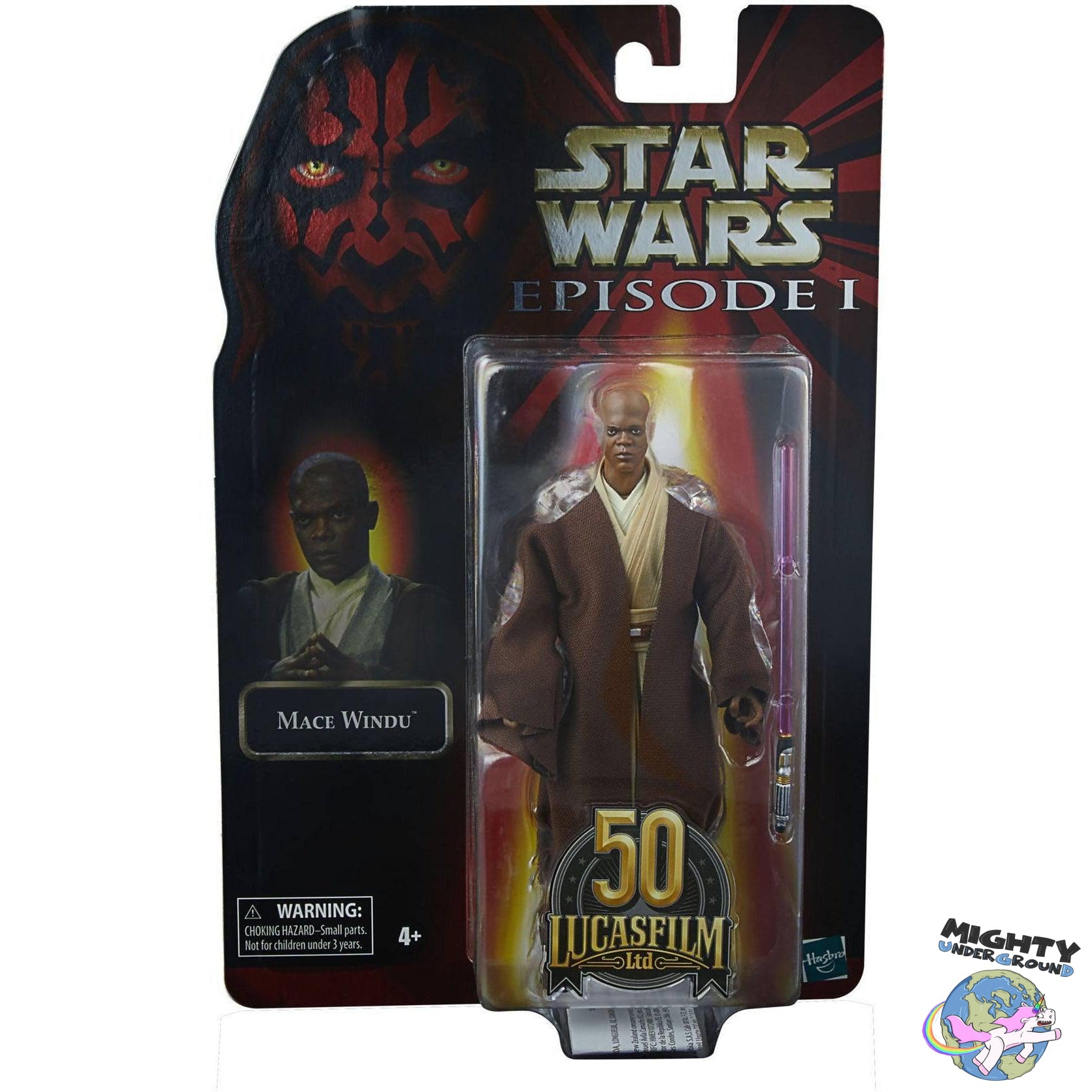 Star Wars Black Series: Mace Windu (Episode I - Lucasfilm 50th Anniversary) VORBESTELLUNG!-Actionfiguren-Hasbro-Mighty Underground