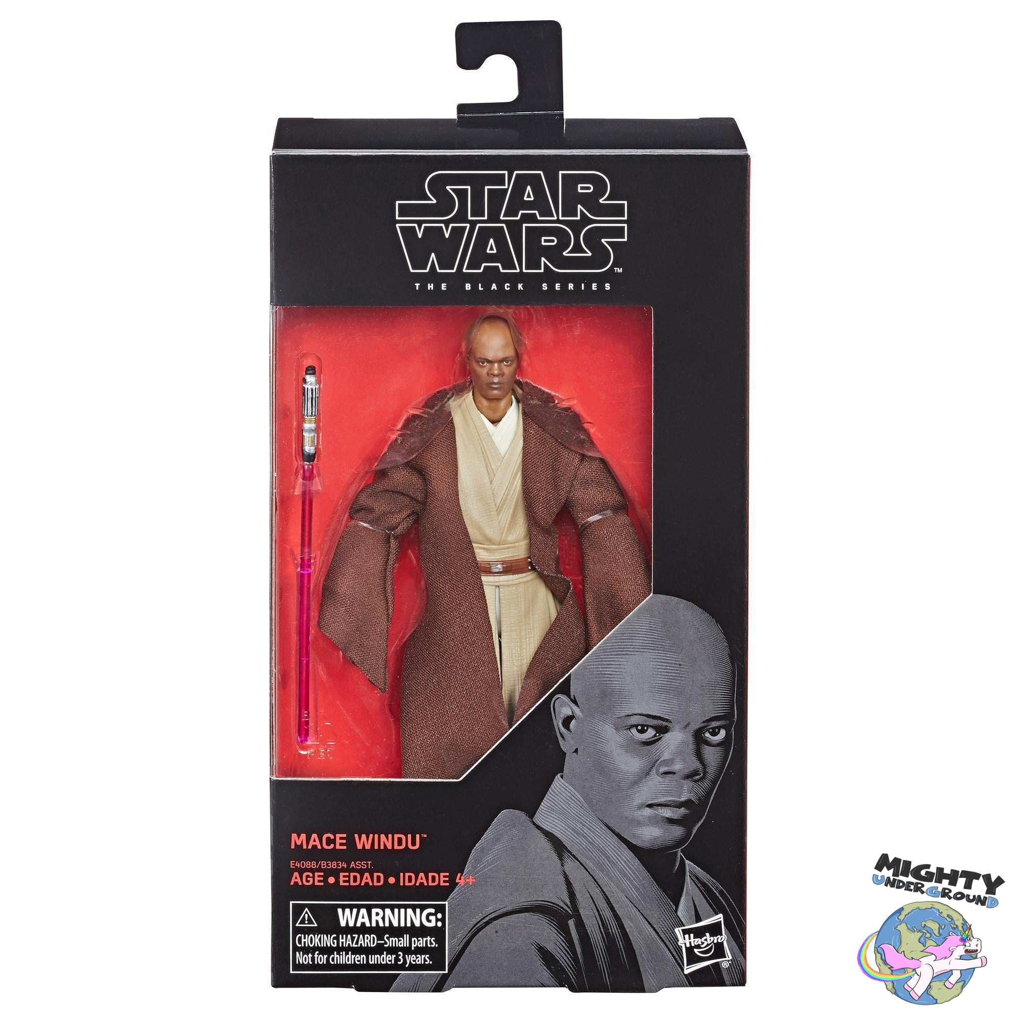 Star Wars Black Series: Mace Windu (Episode III)-Actionfiguren-Hasbro-Mighty Underground