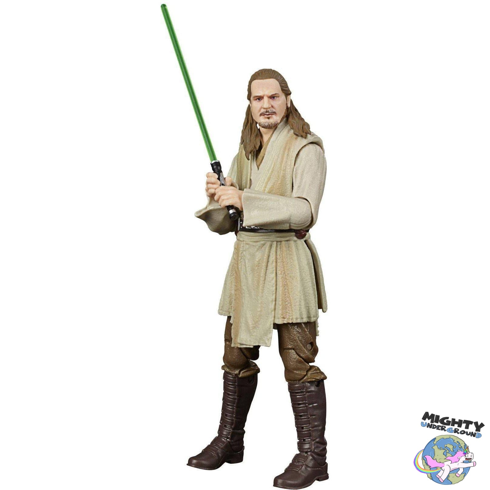 Star Wars Black Series: Qui-Gon Jinn (Episode I - Lucasfilm 50th Anniversary)-Actionfiguren-Hasbro-Mighty Underground