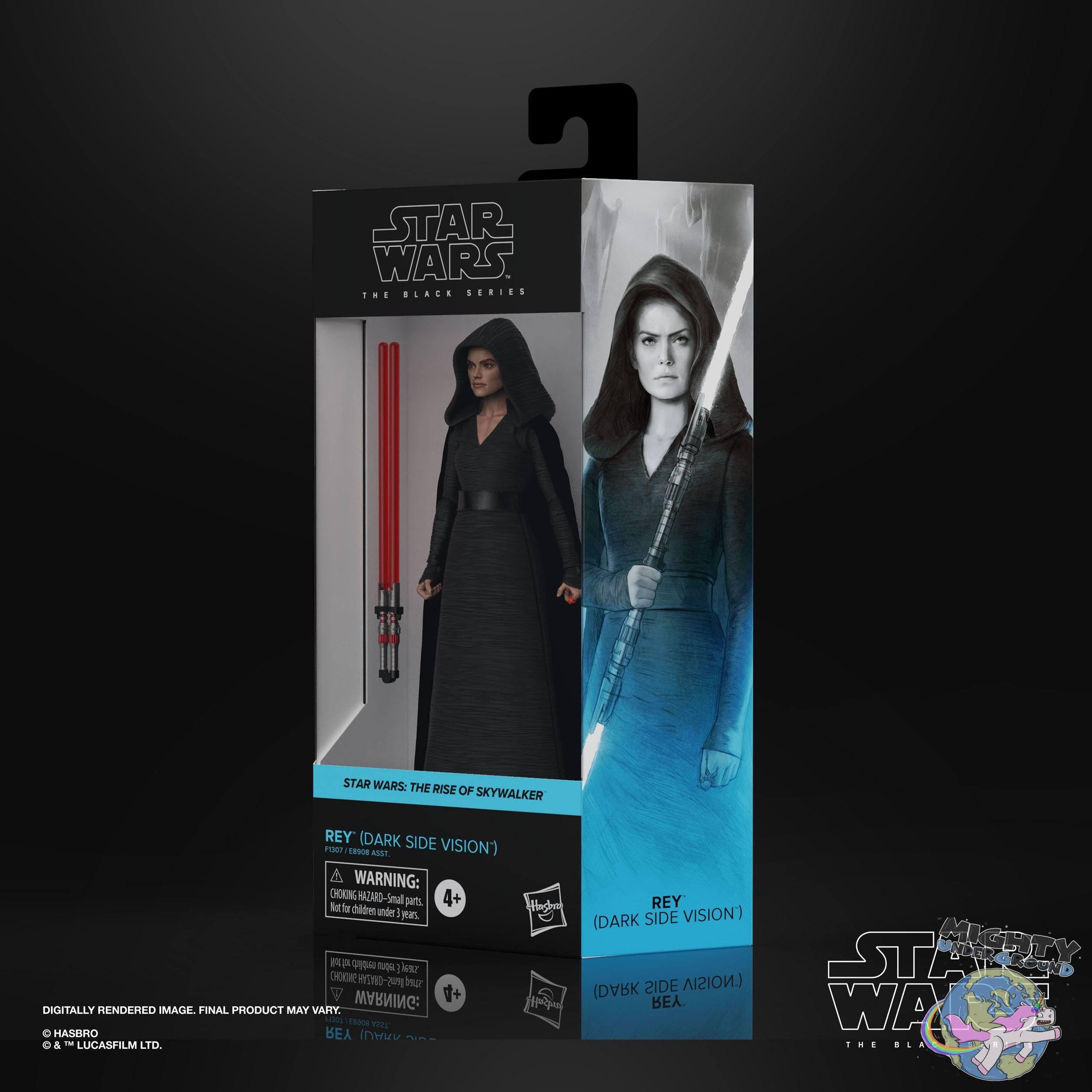 Star Wars Black Series: Rey (Dark Side Vision, Episode IX)-Actionfiguren-Hasbro-mighty-underground