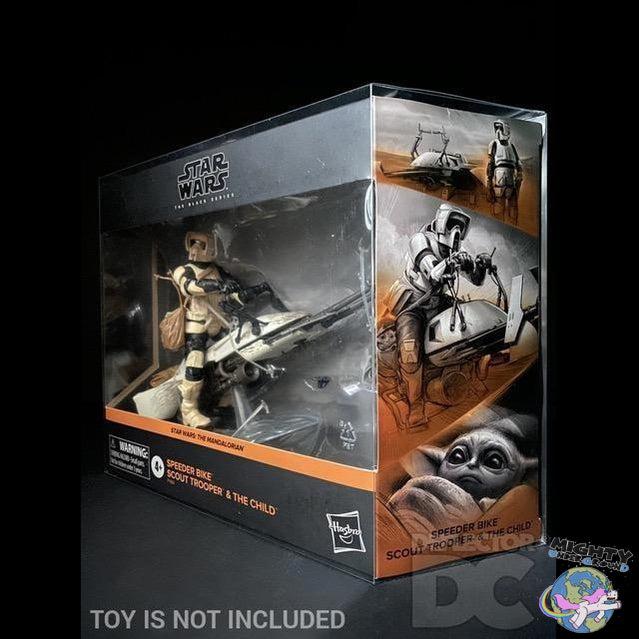 Star Wars Black Series - Speeder Bike Scout Trooper & The Child - Protektor-Actionfiguren Protektor-Deflector DC-Mighty Underground