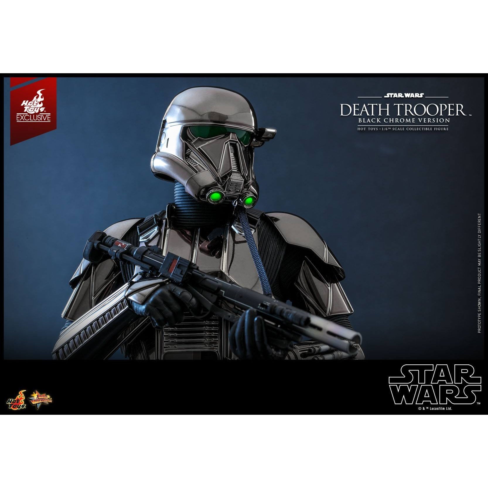 Star Wars: Death Trooper (Black Chrome 2022 Convention Exclusive) 1/6-Actionfiguren-Hot Toys-Mighty Underground