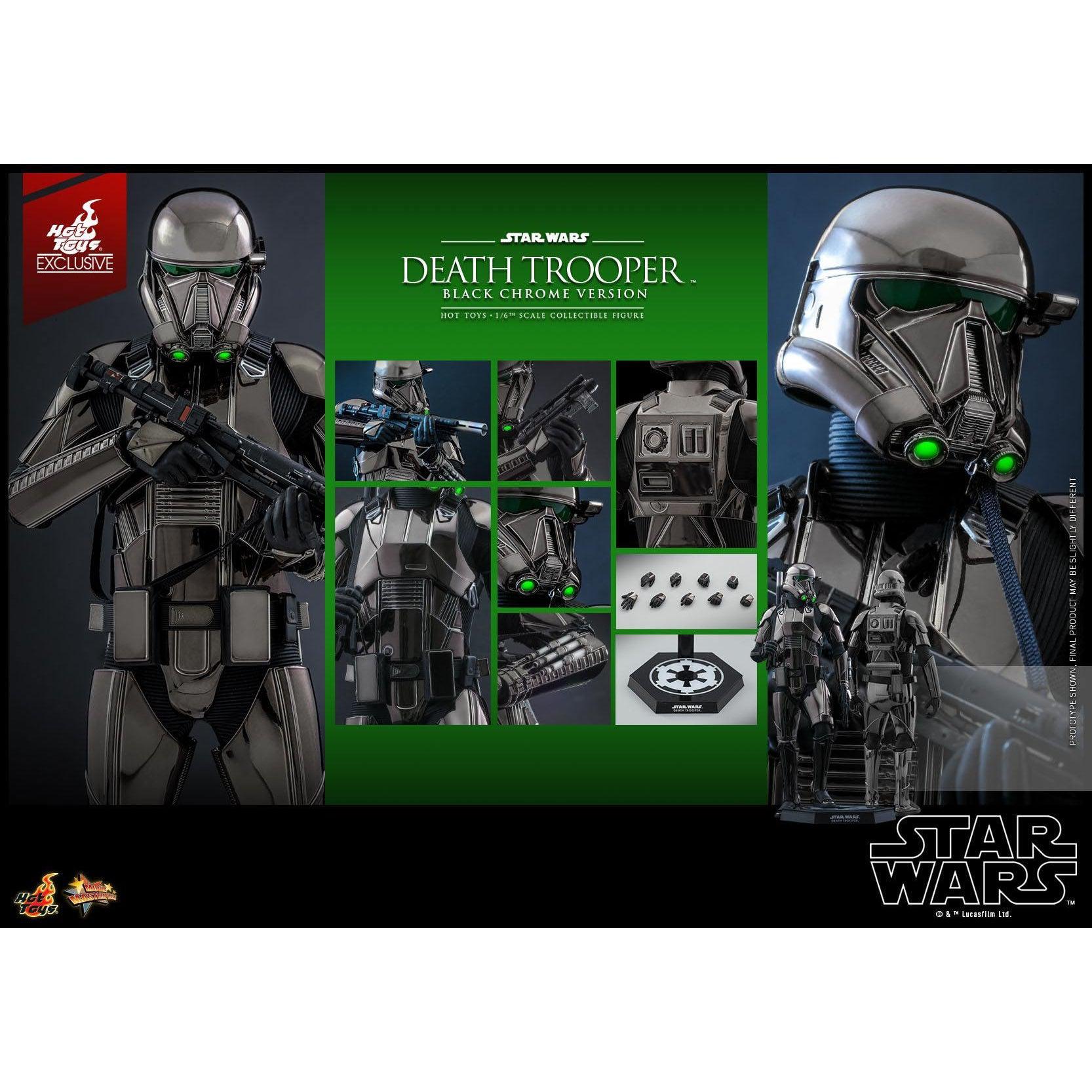 Star Wars: Death Trooper (Black Chrome 2022 Convention Exclusive) 1/6-Actionfiguren-Hot Toys-Mighty Underground