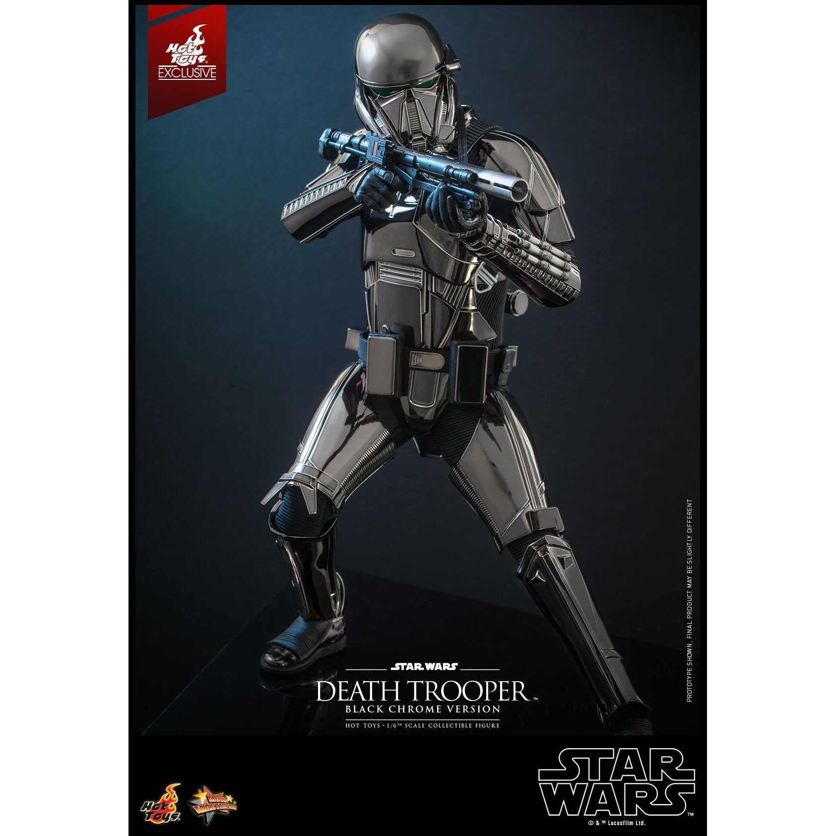 Star Wars: Death Trooper (Black Chrome 2022 Convention Exclusive) 1/6-Actionfiguren-Hot Toys-Mighty Underground