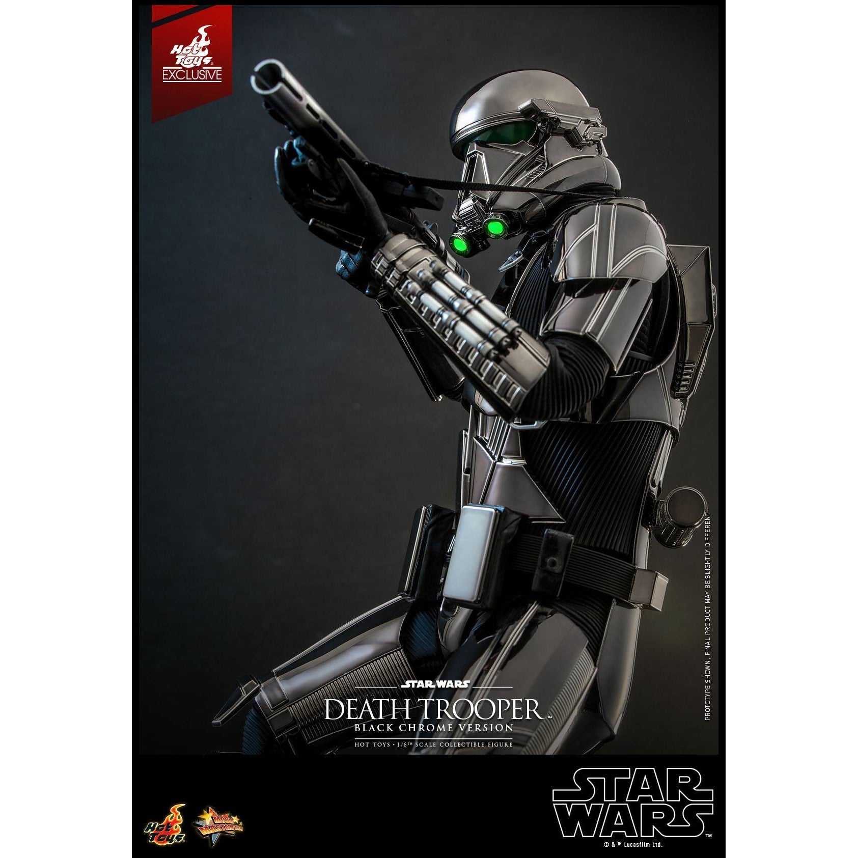 Star Wars: Death Trooper (Black Chrome 2022 Convention Exclusive) 1/6-Actionfiguren-Hot Toys-Mighty Underground