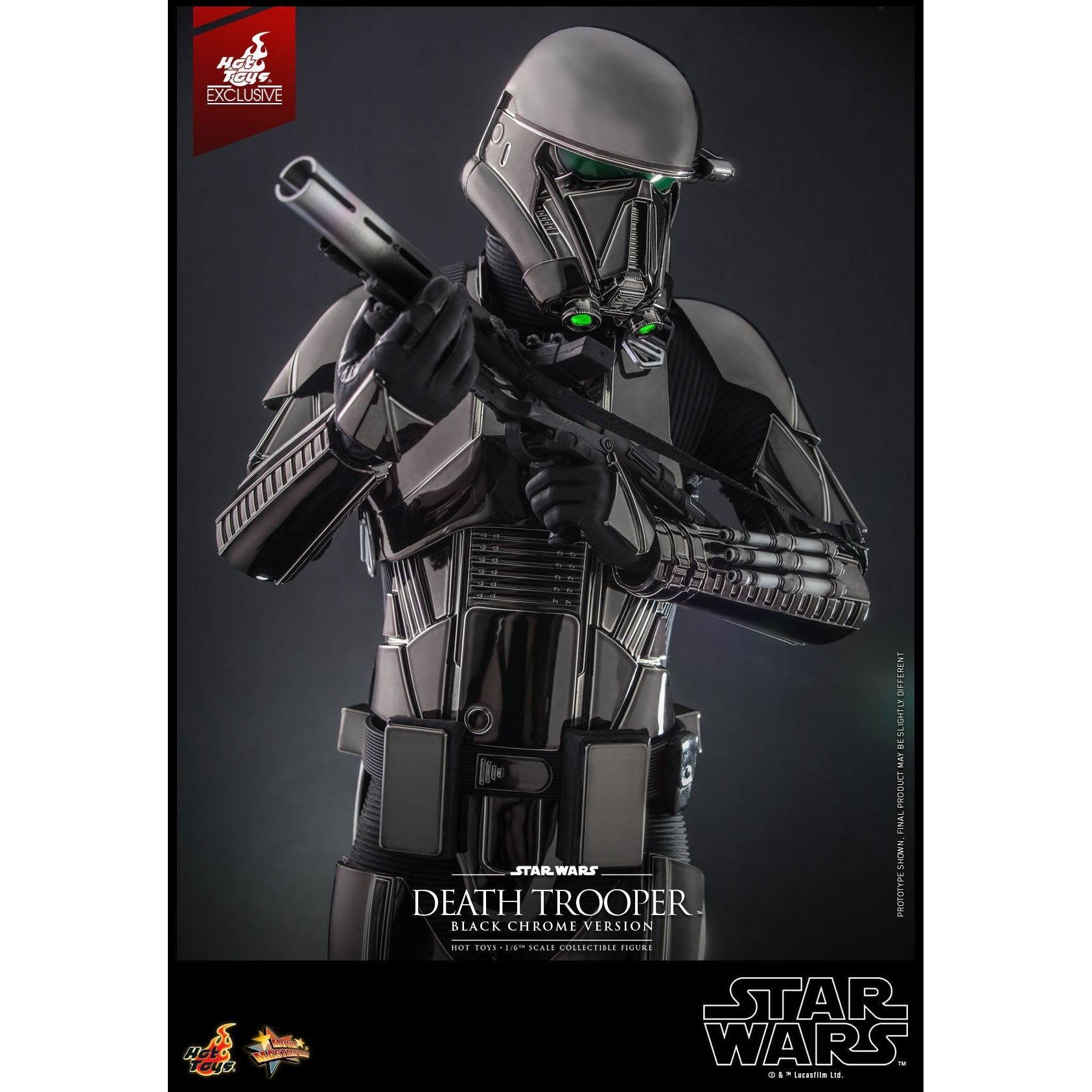 Star Wars: Death Trooper (Black Chrome 2022 Convention Exclusive) 1/6-Actionfiguren-Hot Toys-Mighty Underground