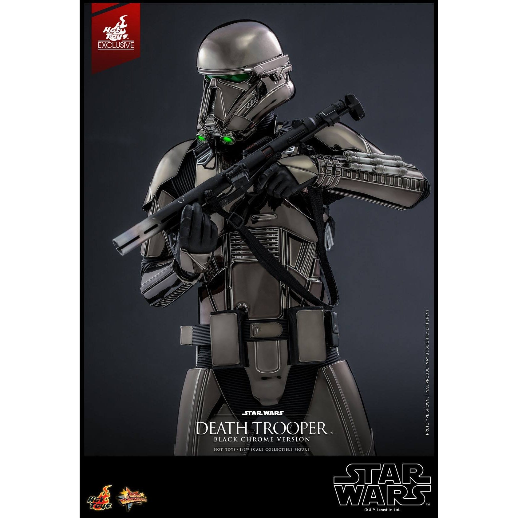 Star Wars: Death Trooper (Black Chrome 2022 Convention Exclusive) 1/6-Actionfiguren-Hot Toys-Mighty Underground