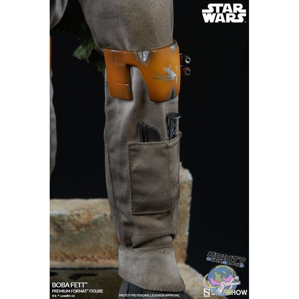 Star Wars: EP VI Return of the Jedi - Boba Fett - Premium Statue-Statue-Sideshow-mighty-underground