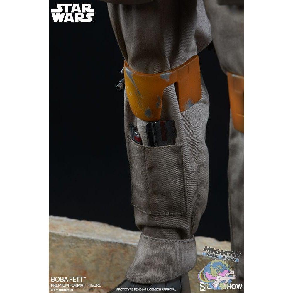 Star Wars: EP VI Return of the Jedi - Boba Fett - Premium Statue-Statue-Sideshow-mighty-underground