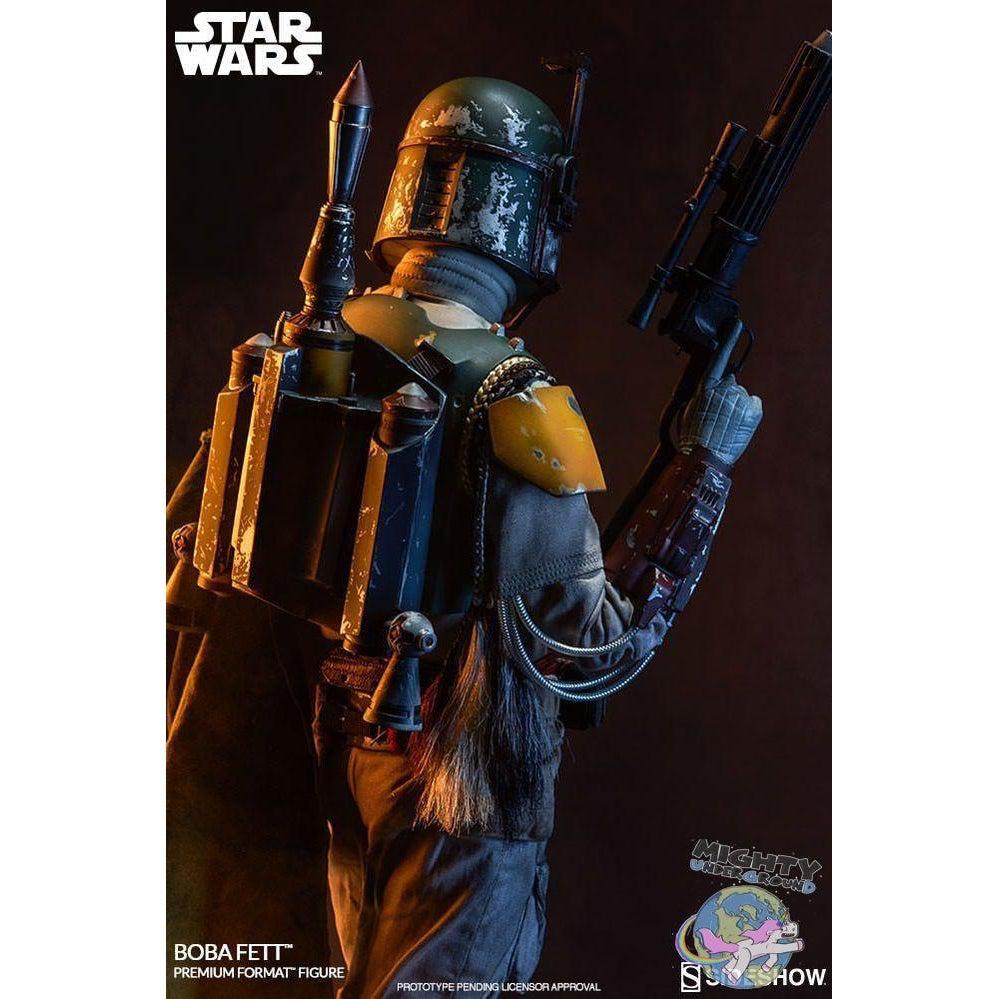 Star Wars: EP VI Return of the Jedi - Boba Fett - Premium Statue-Statue-Sideshow-mighty-underground