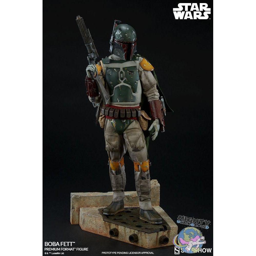 Star Wars: EP VI Return of the Jedi - Boba Fett - Premium Statue-Statue-Sideshow-mighty-underground