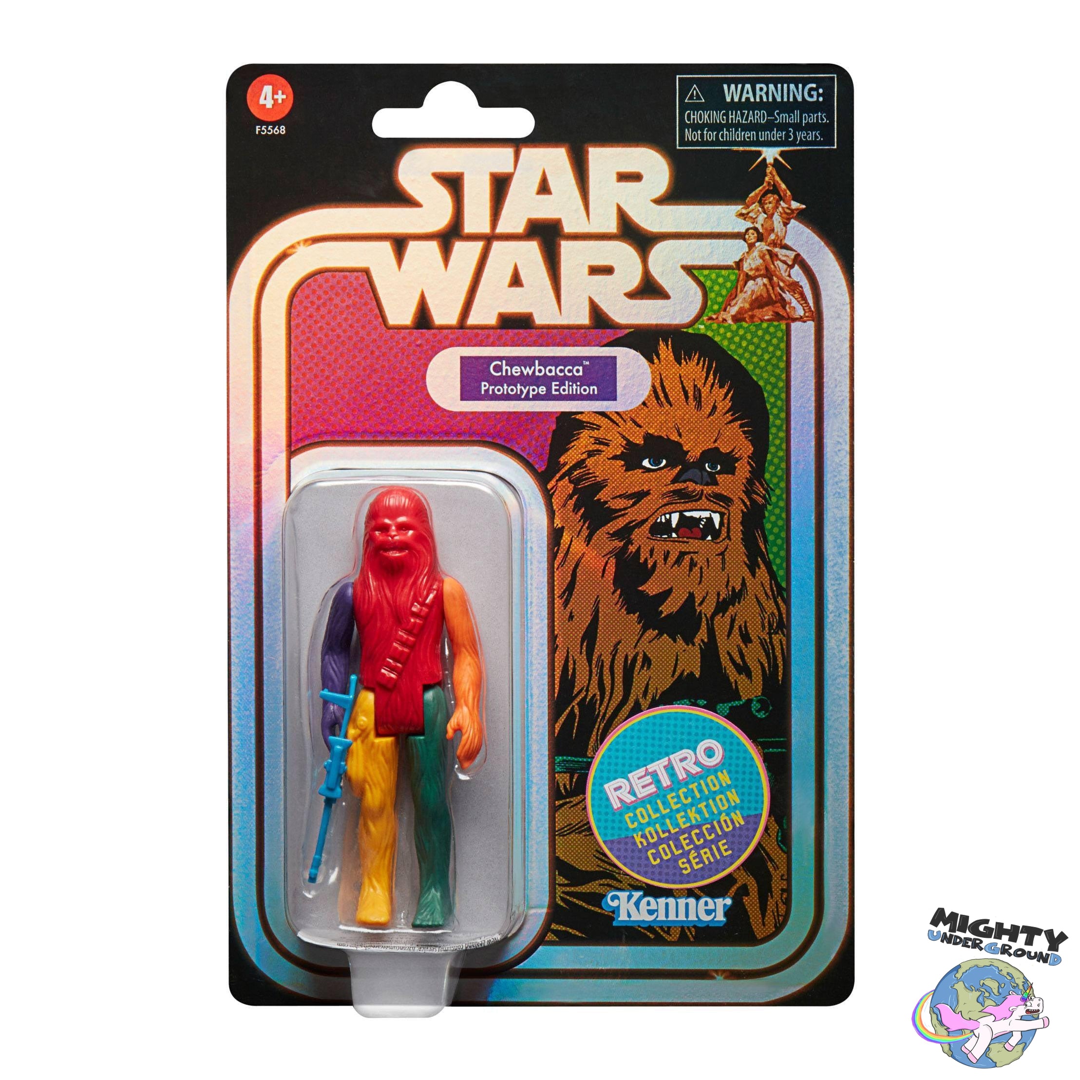 Star Wars Retro Collection: Chewbacca (Prototype Edition) - 10 cm-Actionfiguren-Hasbro-Mighty Underground
