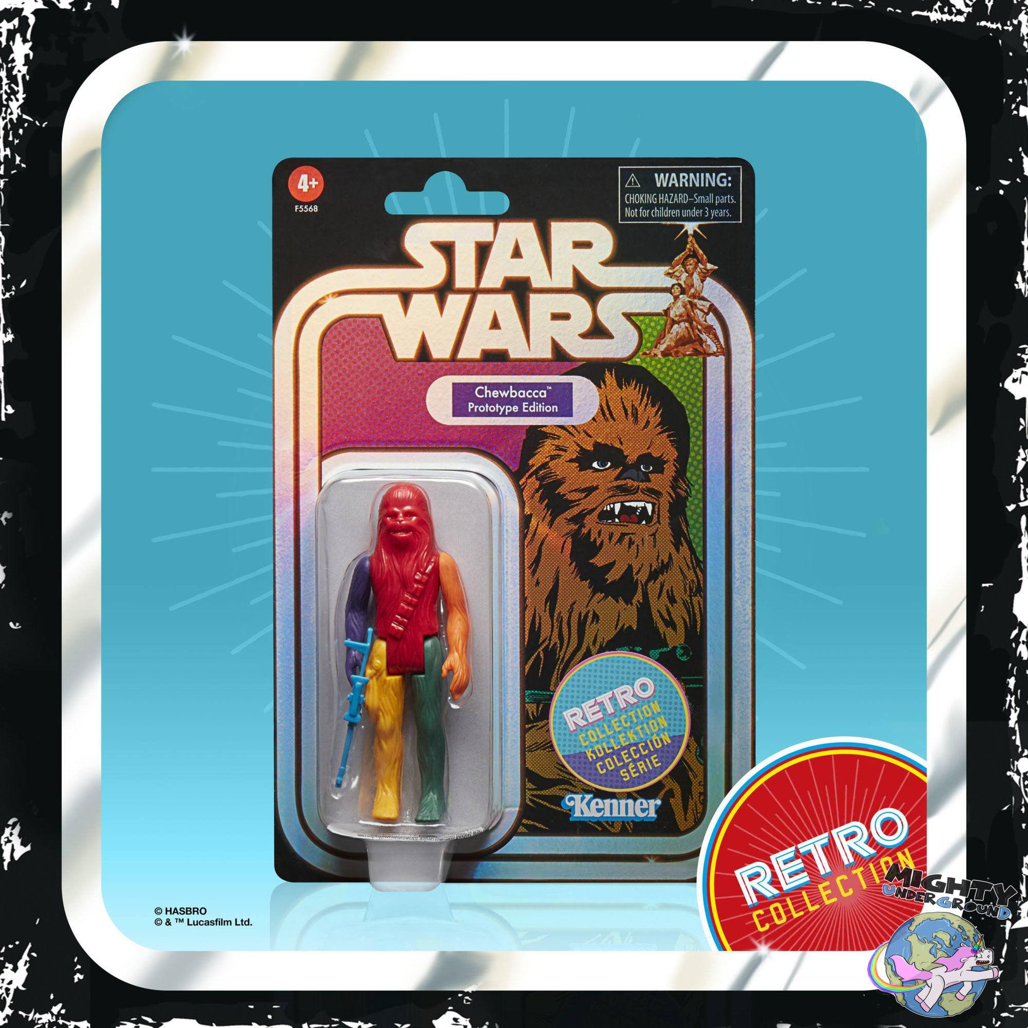 Star Wars Retro Collection: Chewbacca (Prototype Edition) - 10 cm-Actionfiguren-Hasbro-Mighty Underground