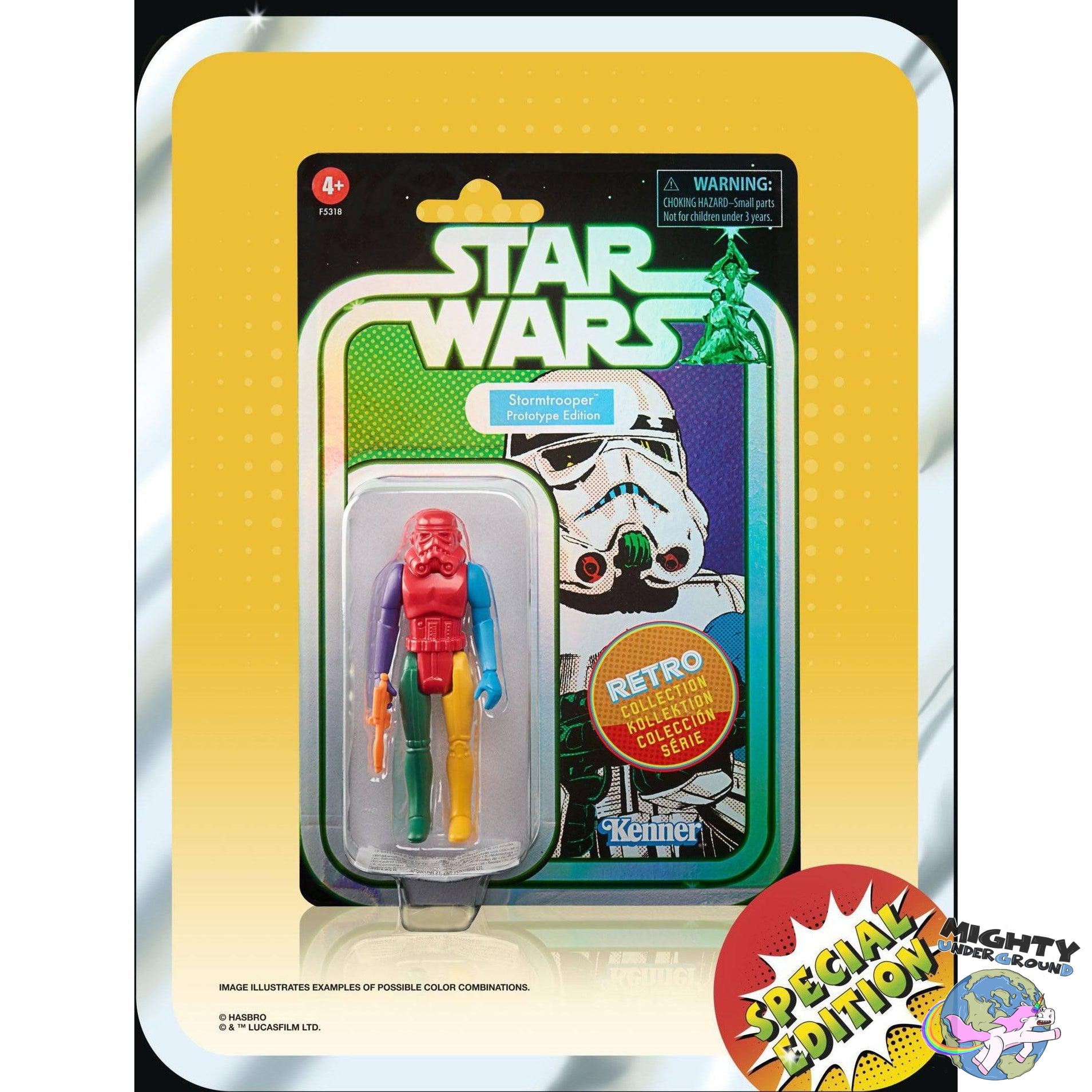 Star Wars Retro Collection: Stormtrooper (Prototype Edition) - 10 cm-Actionfiguren-Hasbro-Mighty Underground