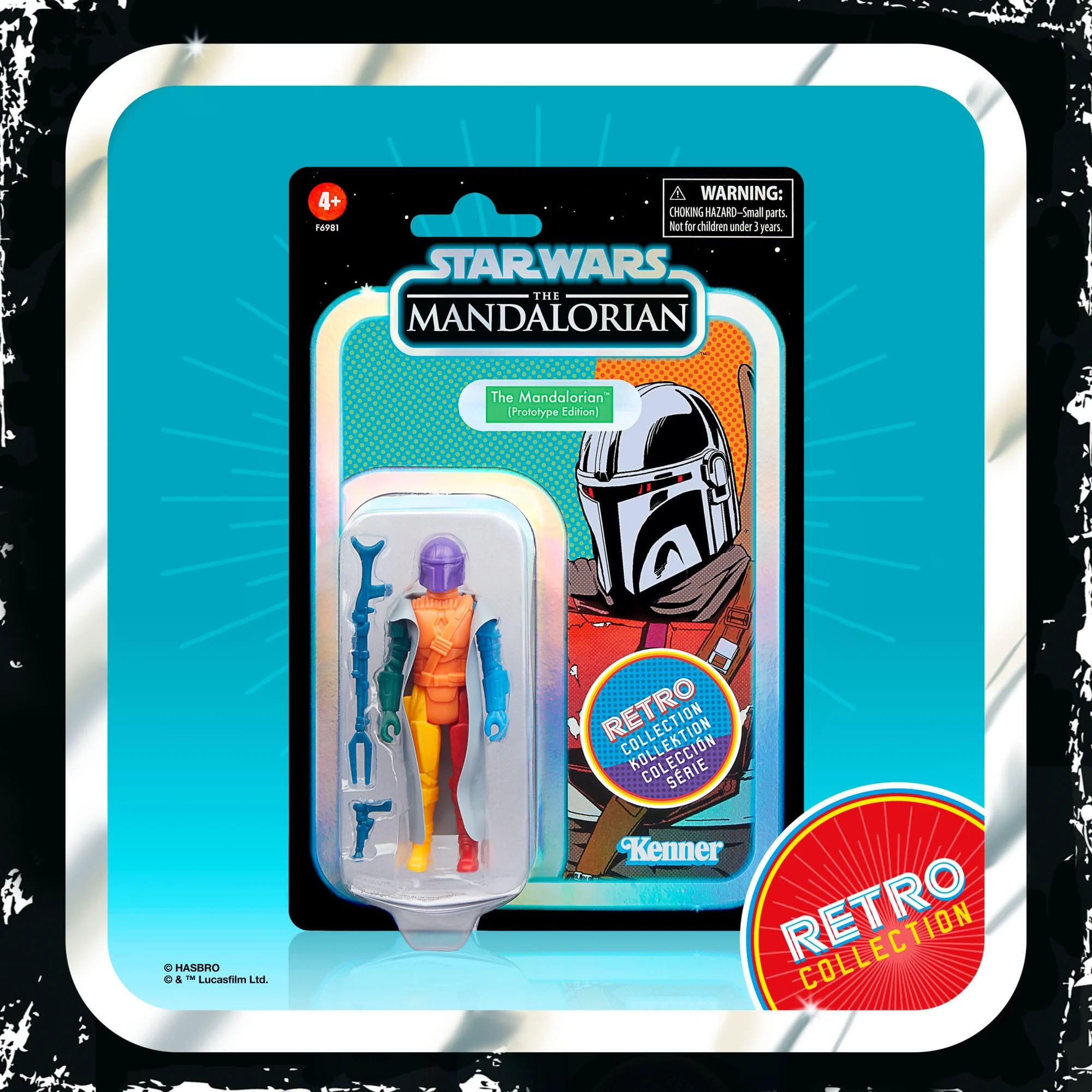 Star Wars Retro Collection: The Mandalorian (Prototype Edition) - 10 cm-Actionfiguren-Hasbro-Mighty Underground