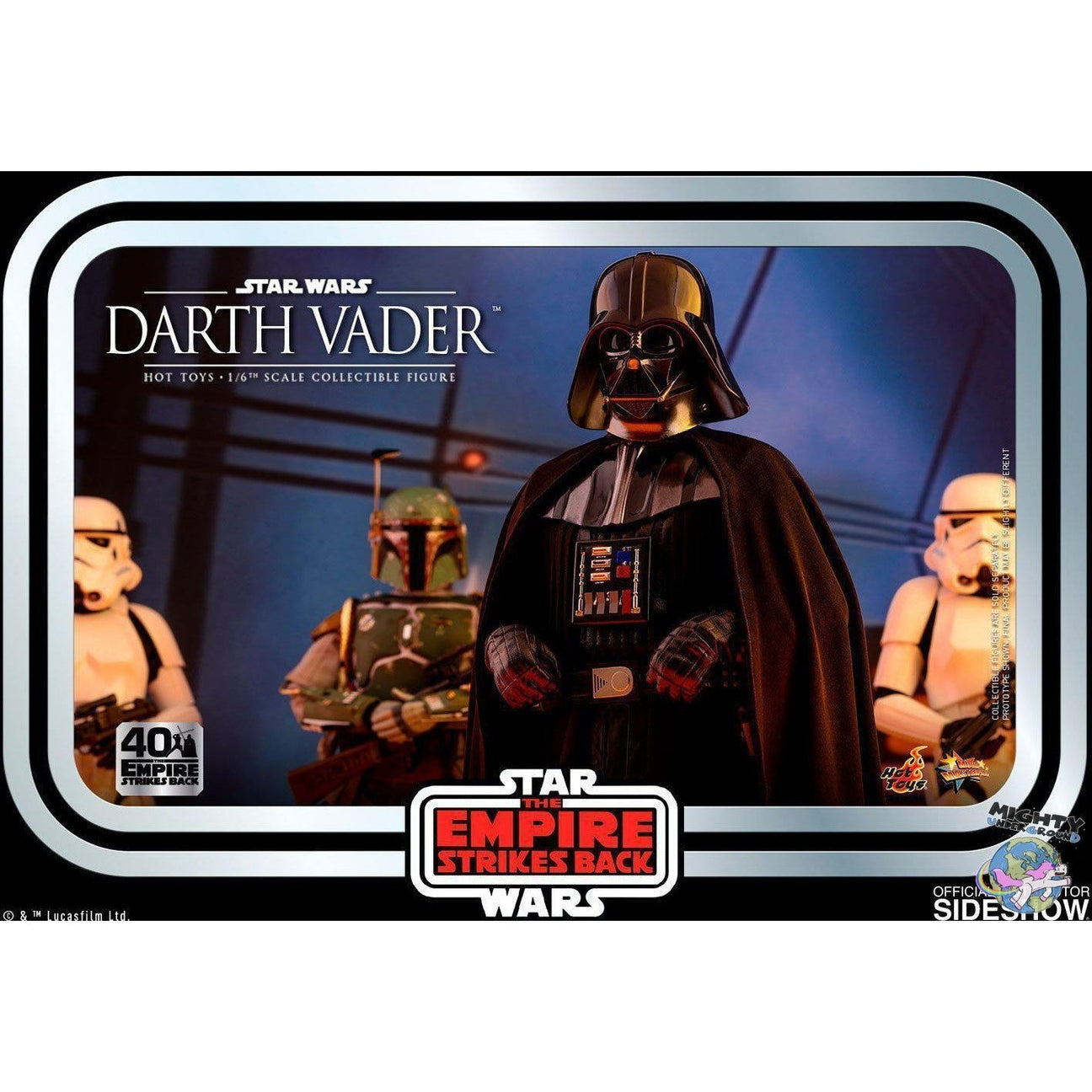Star Wars: The Empire Strikes Back 40th Anniversary - Darth Vader 1/6-Actionfiguren-Hot Toys-Mighty Underground