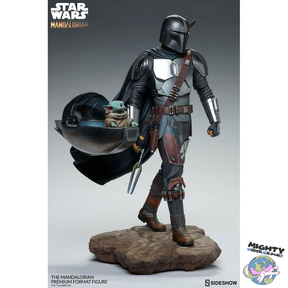 Star Wars: The Mandalorian - 1/4 Statue-Statue-Sideshow-Mighty Underground
