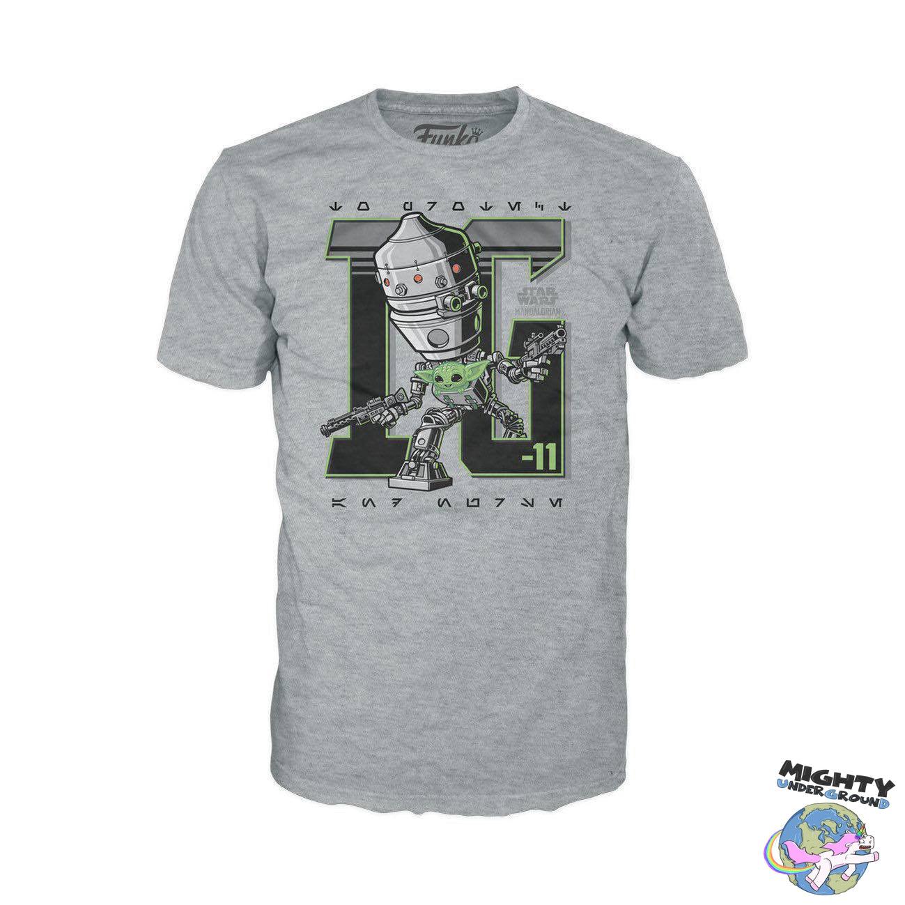 Star Wars: The Mandalorian - IG-11 & Child In Satchel - POP! & Tee-POP! + Funkos-Funko-Mighty Underground