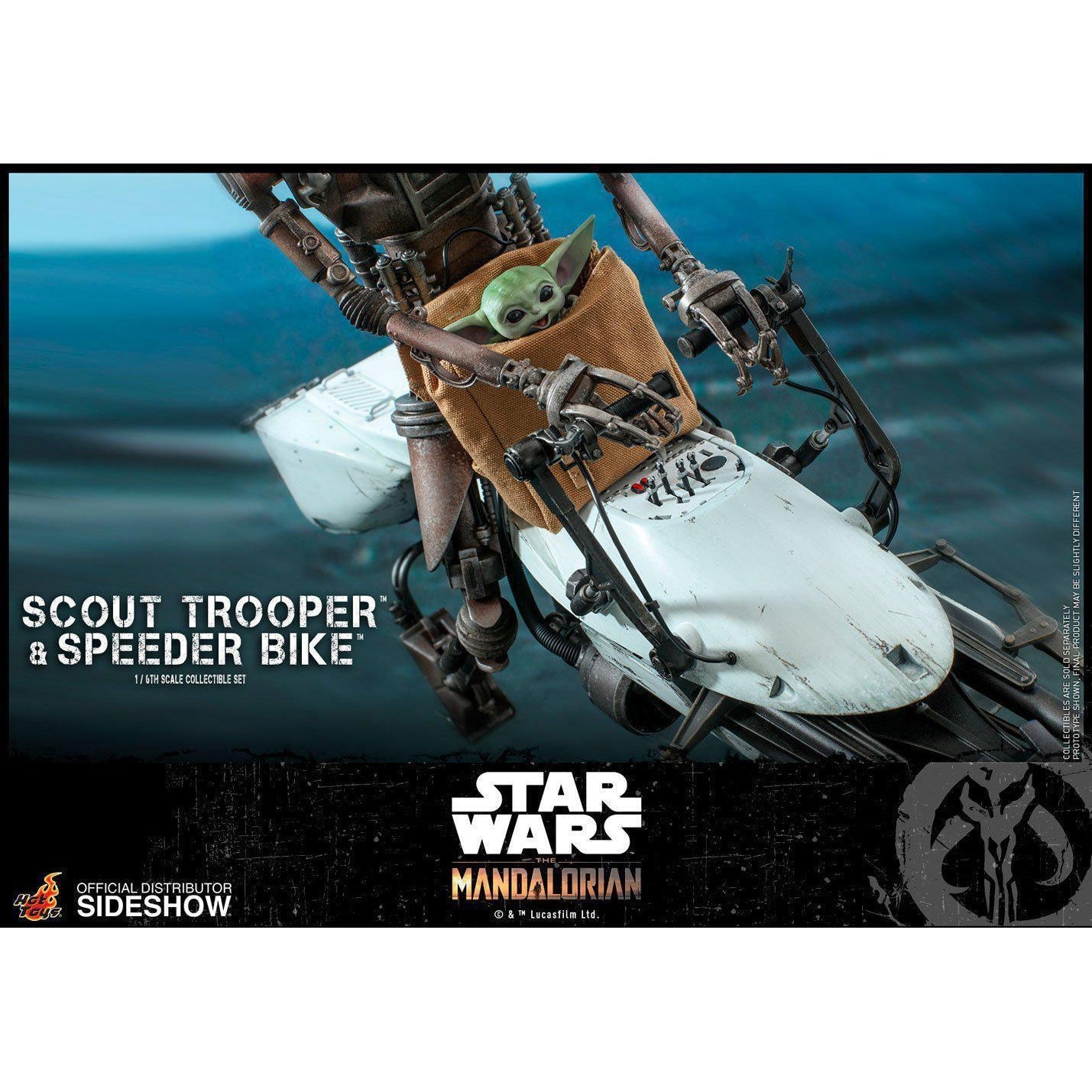 Star Wars: The Mandalorian - Scout Trooper and Speeder Bike 1:6 VORBESTELLUNG!-Actionfiguren-Hot Toys-mighty-underground