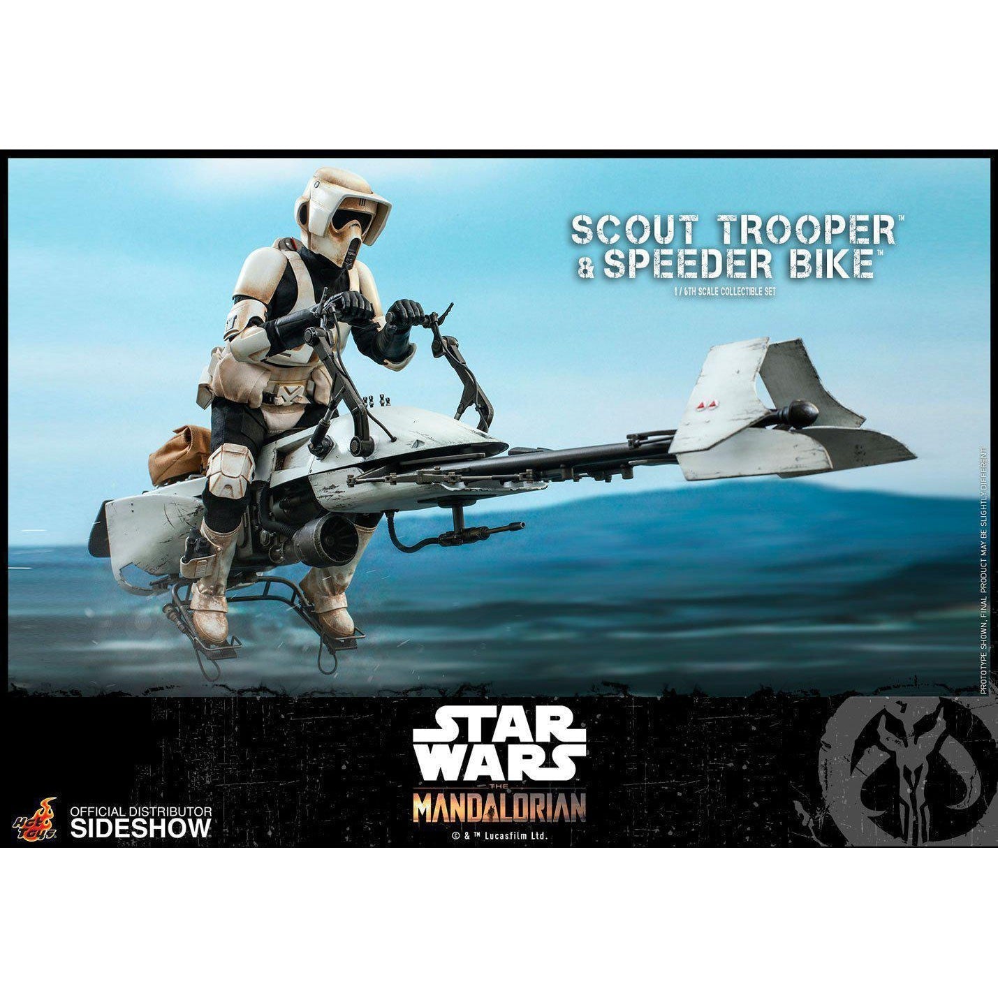 Star Wars: The Mandalorian - Scout Trooper and Speeder Bike 1:6 VORBESTELLUNG!-Actionfiguren-Hot Toys-mighty-underground